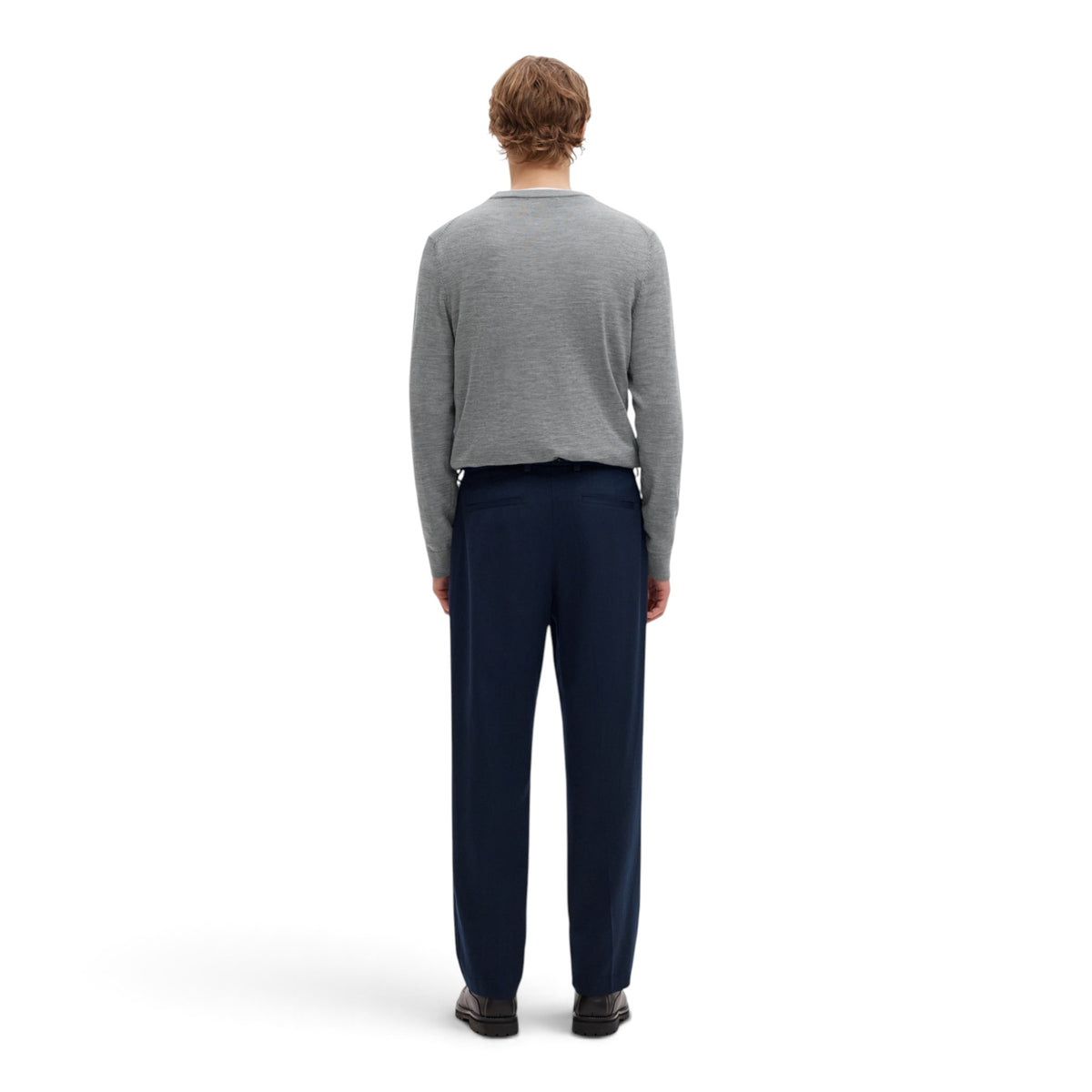 TRAY KNIT MERINO CREW NECK