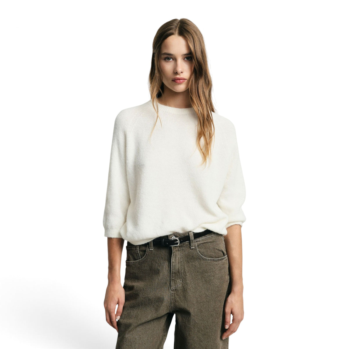MAGLIONE GIROCOLLO MANICHE 3/4