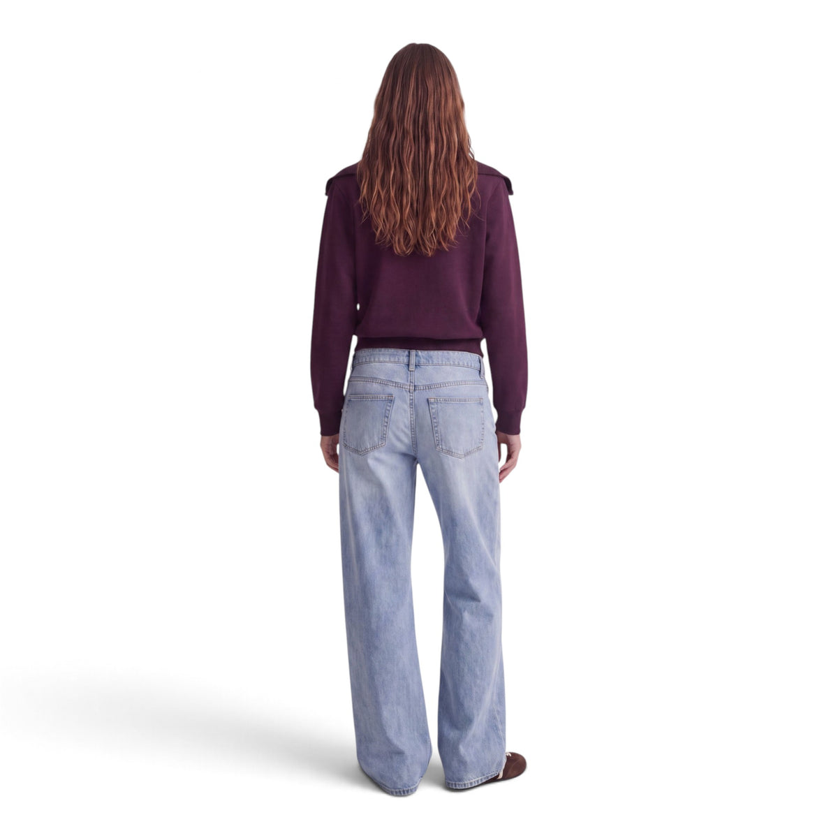 STUDIO VESTERBRO FLAT KNIT ZIP SWEATER