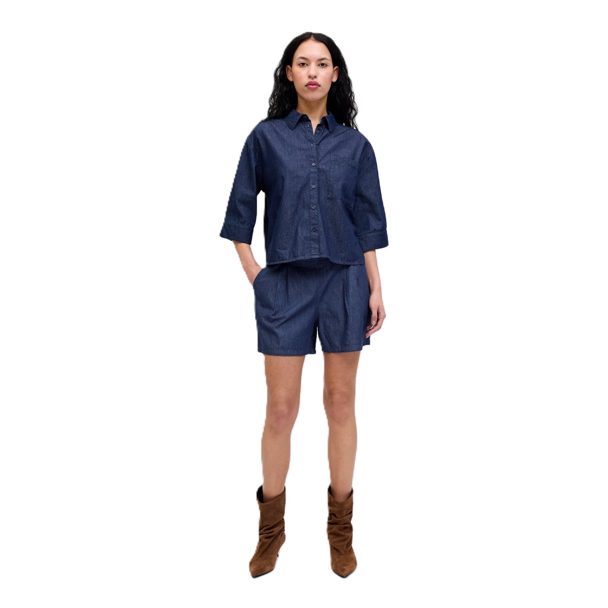 DEBBY CHAMBRAY SHORTS