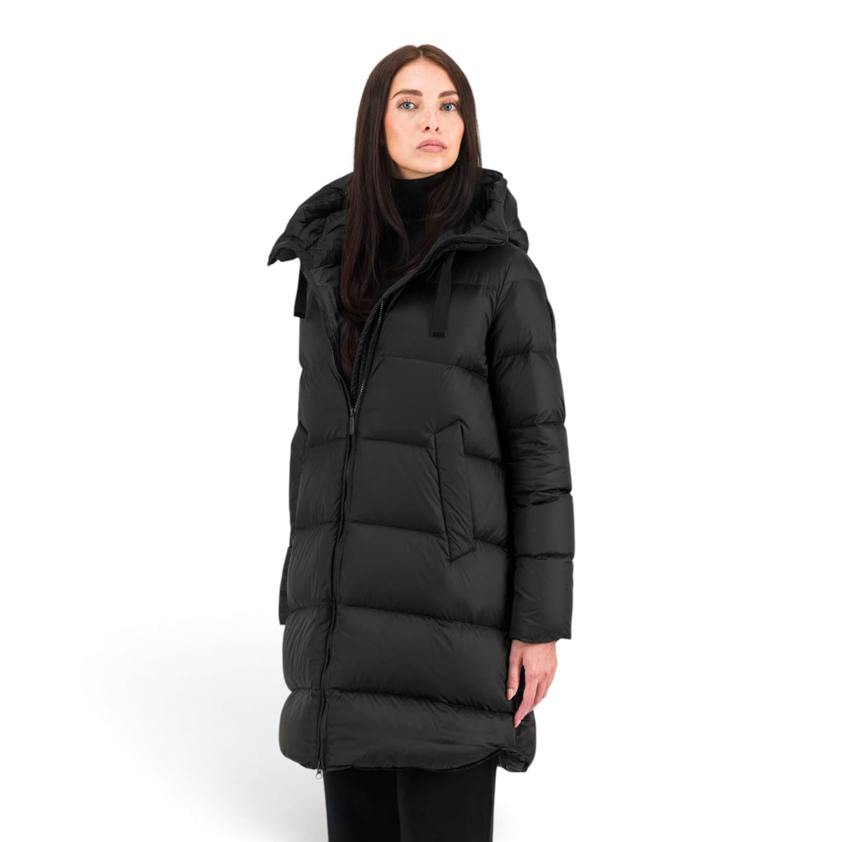 GENEVA JACKET - PIUMINO LUNGO IN NYLON LUCIDO