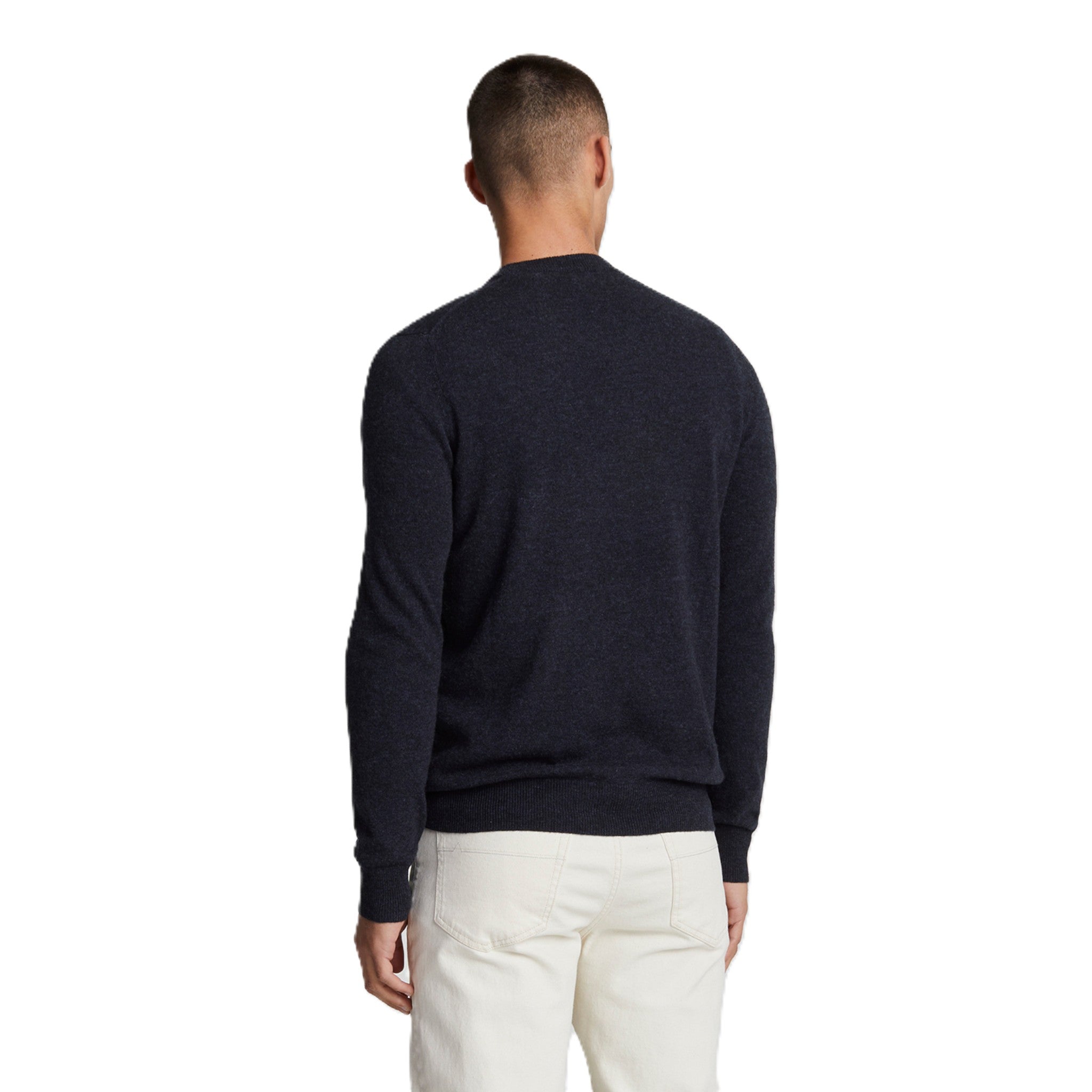 LAMBSWOOL BLEND CREW NECK JUMPER