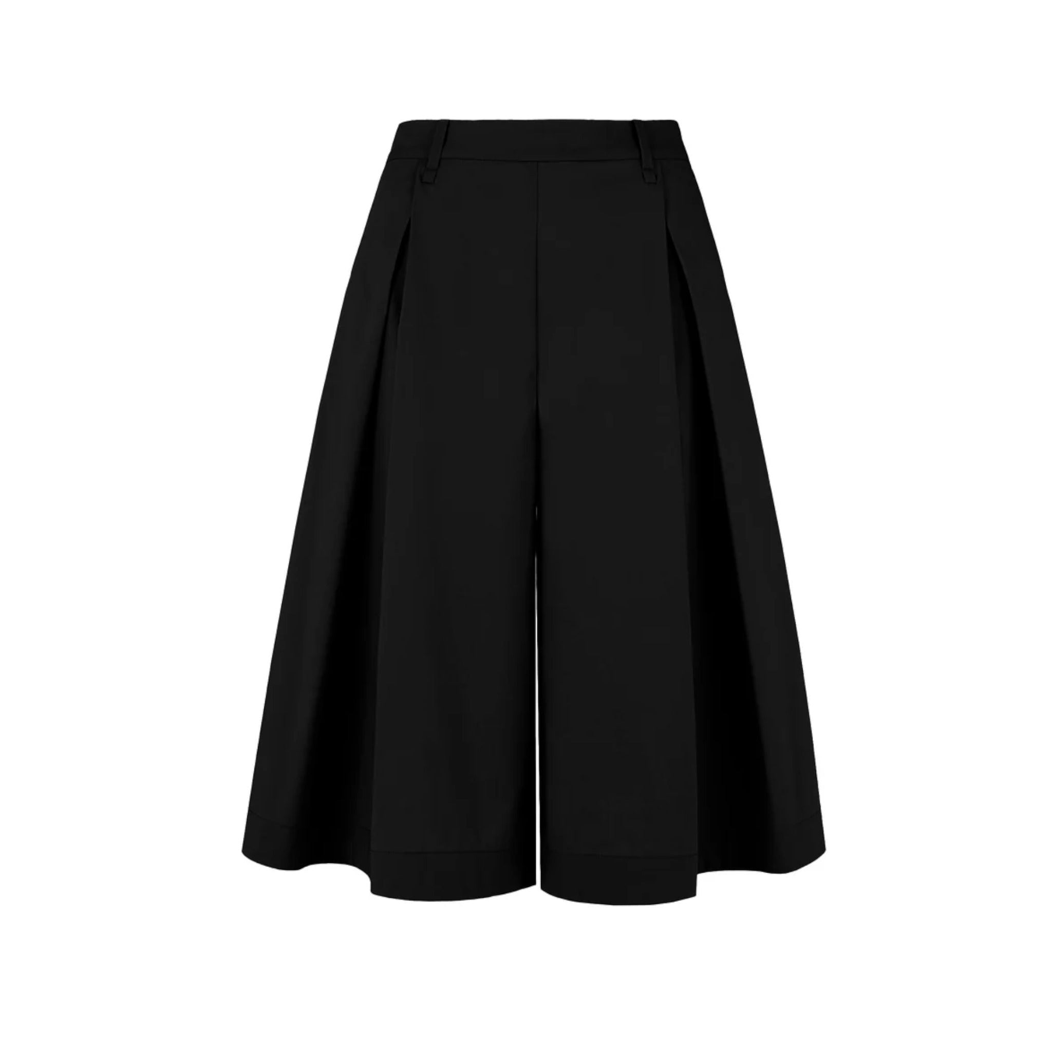 PANTALONI WIDE FIT IN RASO DI COTONE