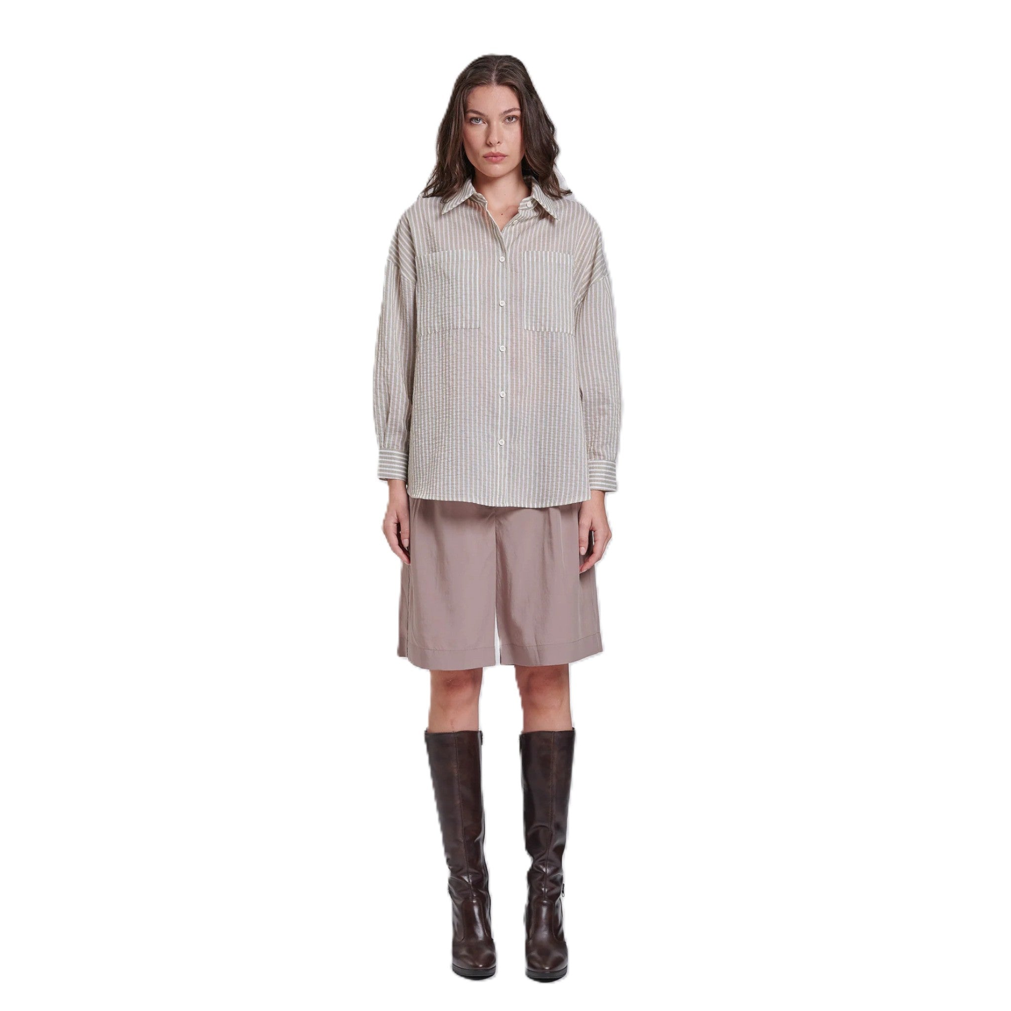 BERMUDA WIDE FIT IN LYOCELL