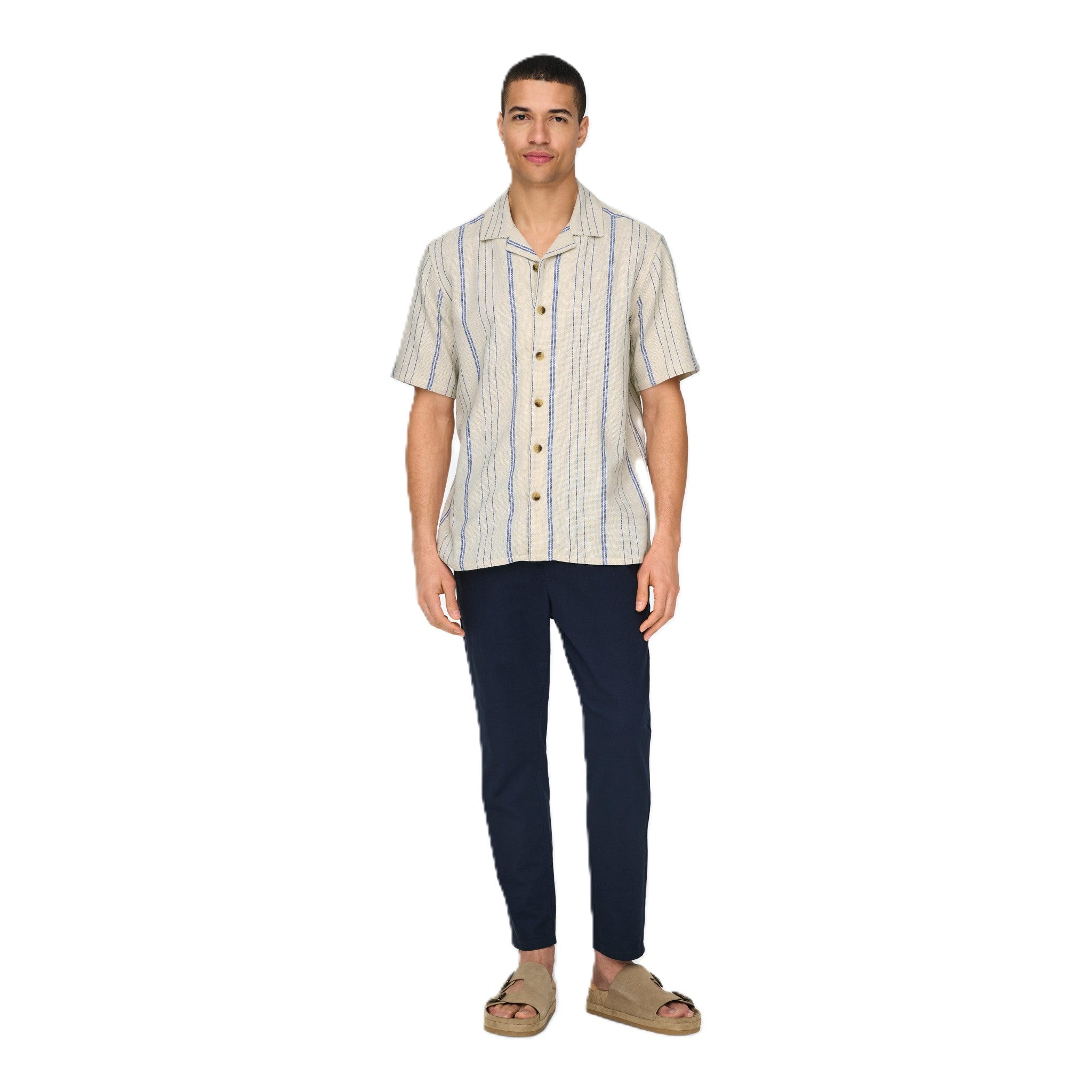 LINUS CROP COT LIN PANT