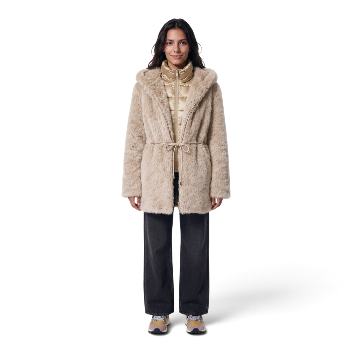 ZURICH JACKET - CAPPOTTO CORTO IN PELLICCIA SINTETICA