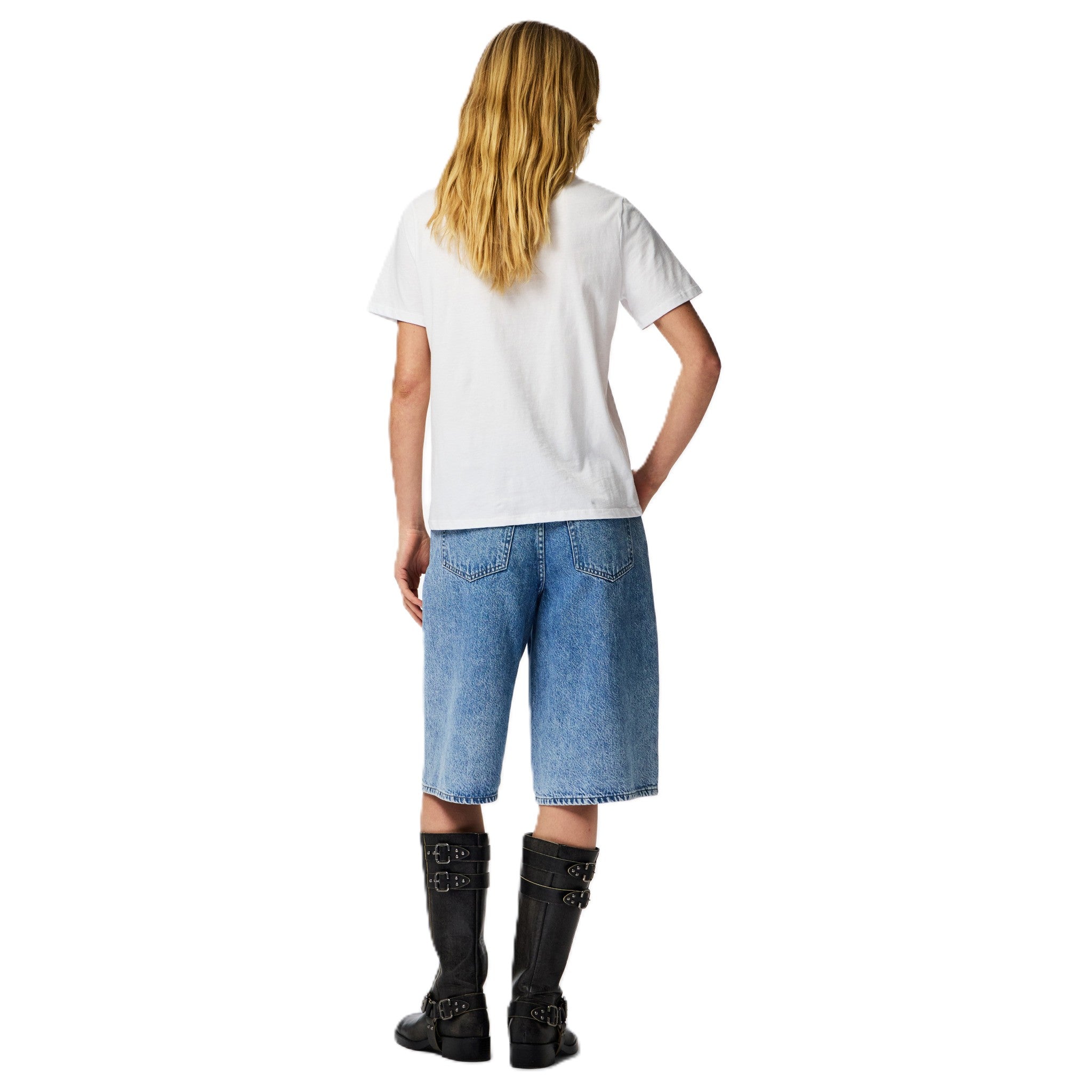 SKY DENIM JORTS