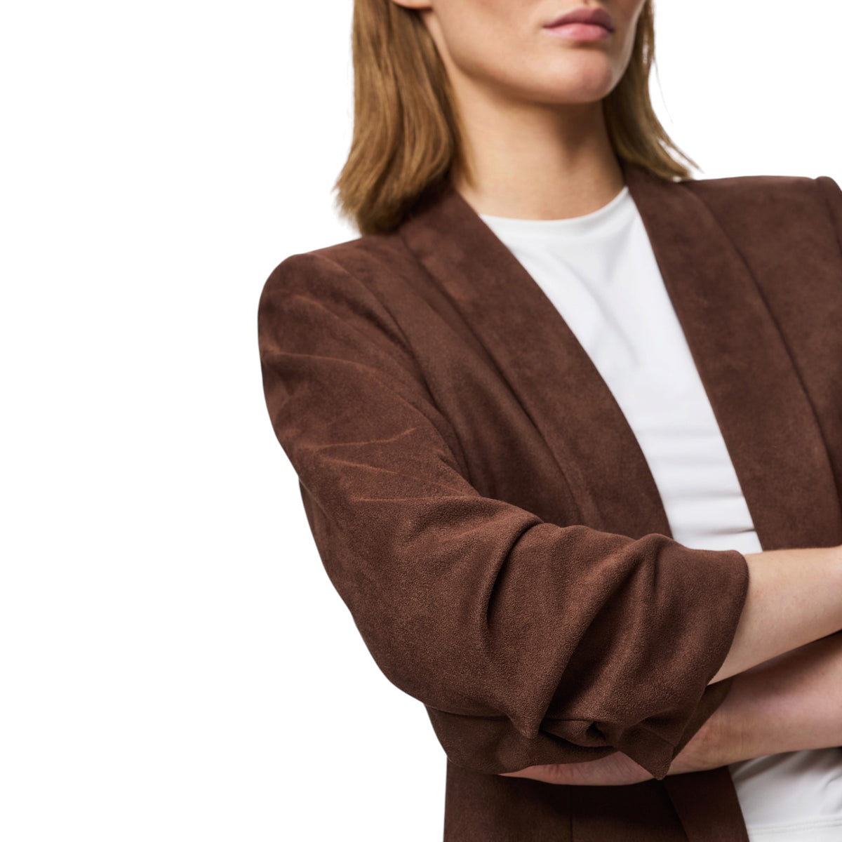 BOSELLA 3/4 BRUSHED BLAZER