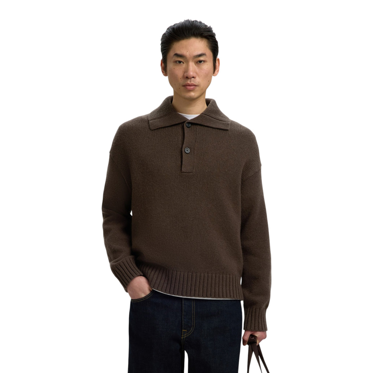 CODY KNIT POLO COLLAR