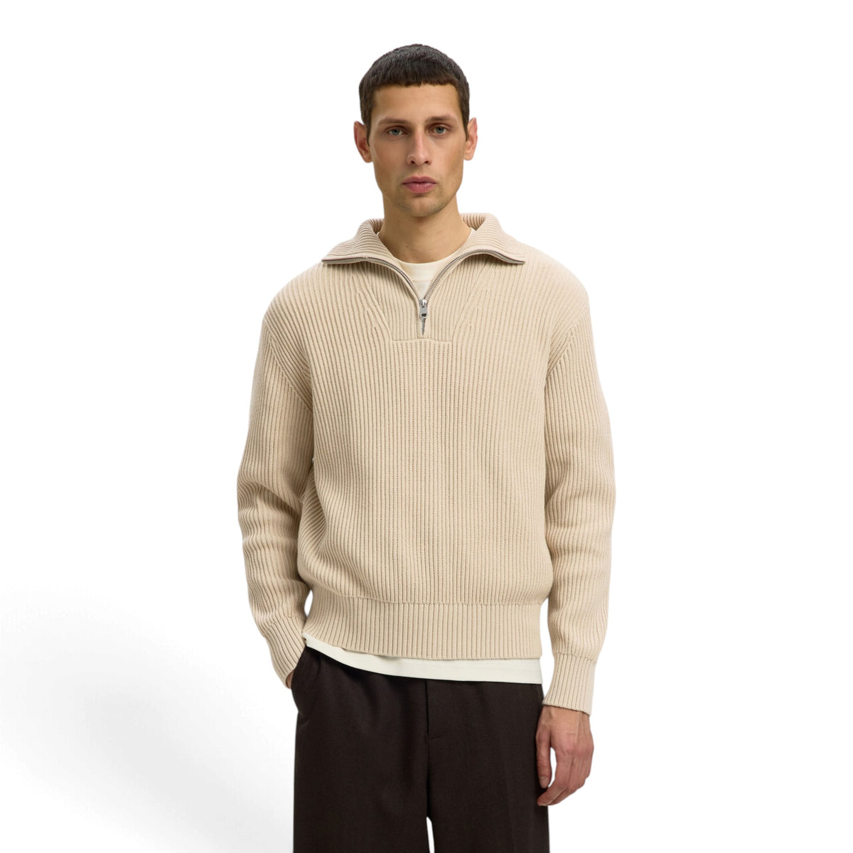 DRY KNIT HALF ZIP