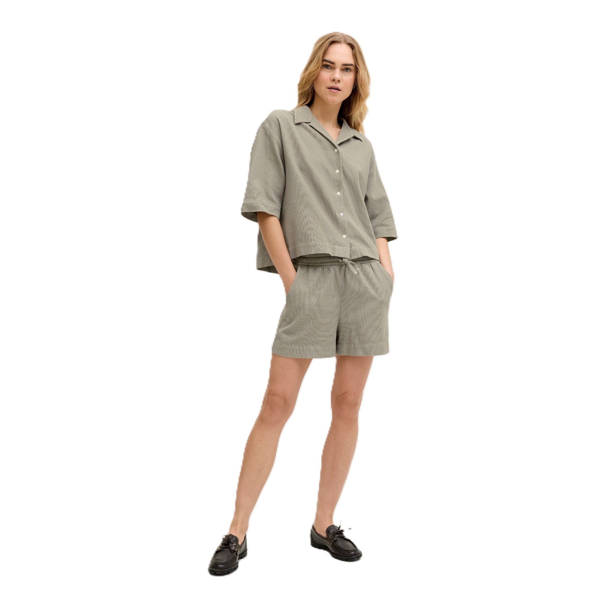 GLOBAL WAFFLE SHORTS