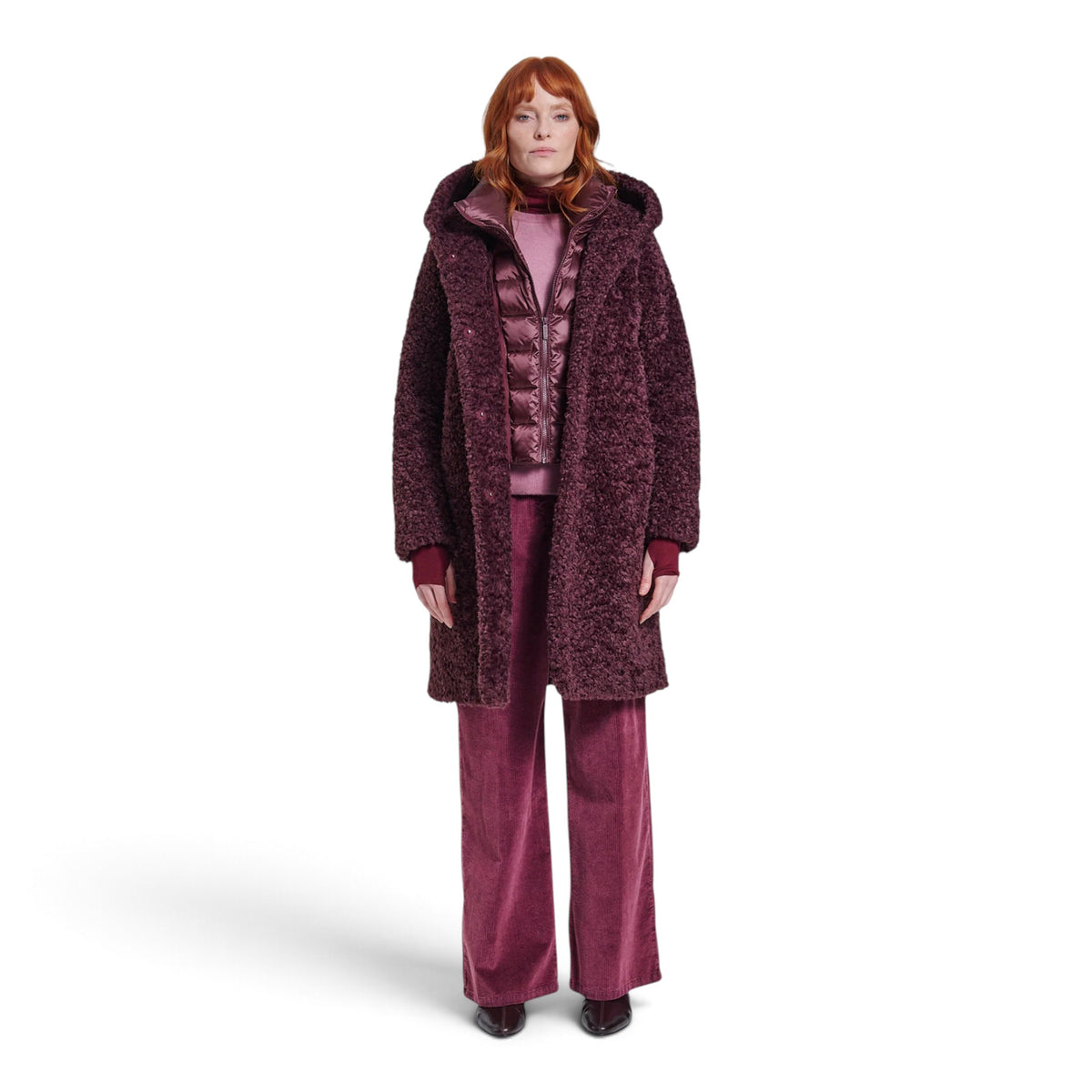 CAPPOTTO MONOPETTO IN ECOPELLICCIA