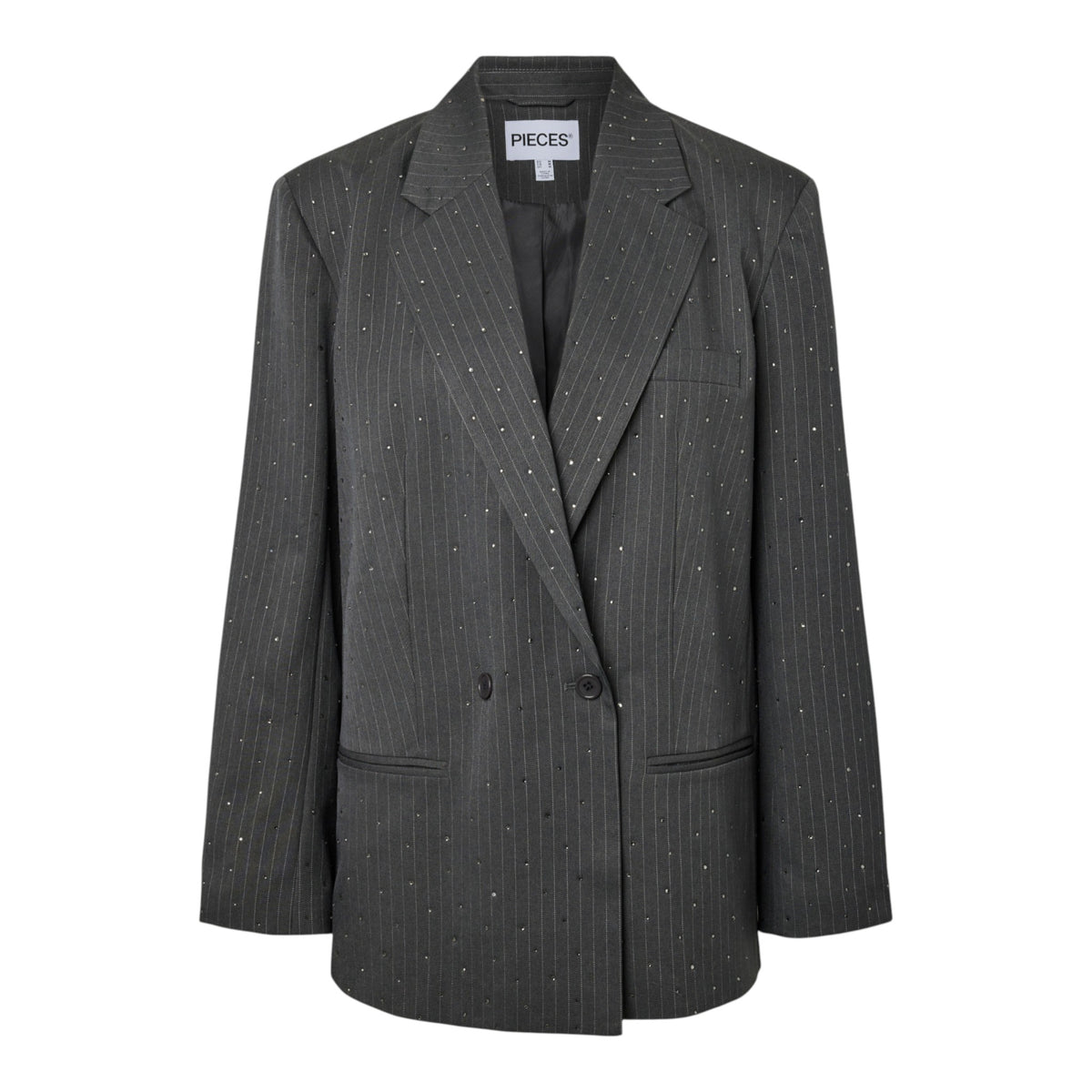 FALKA PINSTRIPED BLAZER WITH RHINESTONES