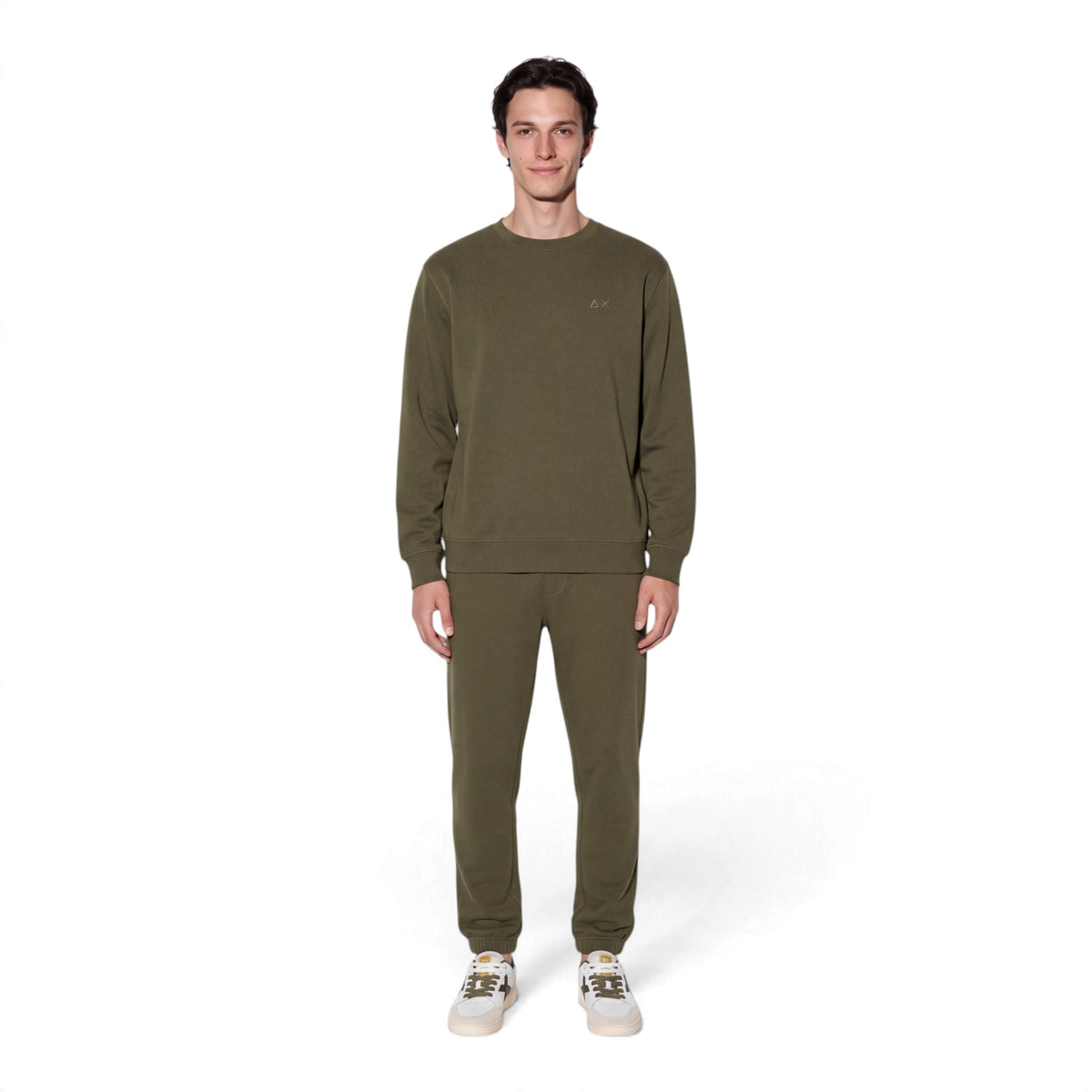 PANTALONI JOGGING IN FELPA DI COTONE