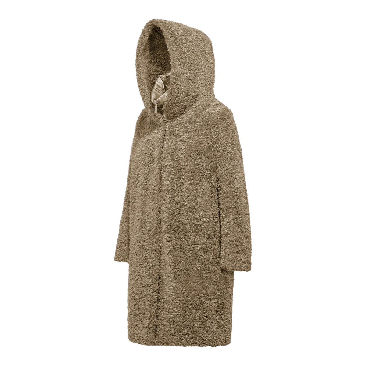 CAPPOTTO MONOPETTO IN ECOPELLICCIA