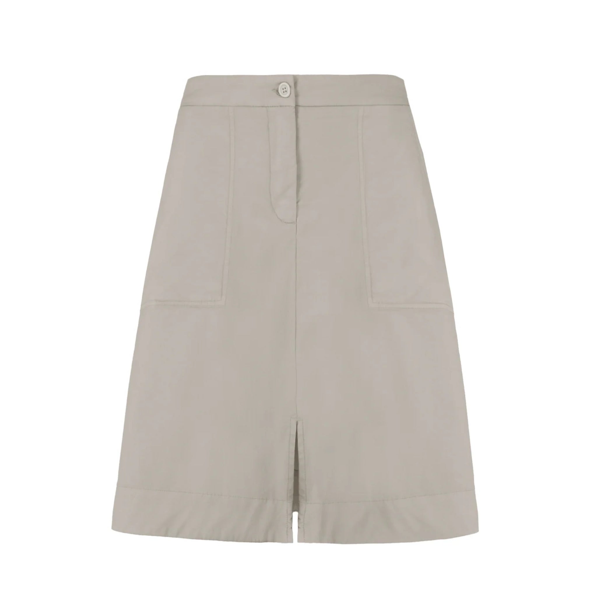 GONNA IN TWILL DI COTONE E NYLON
