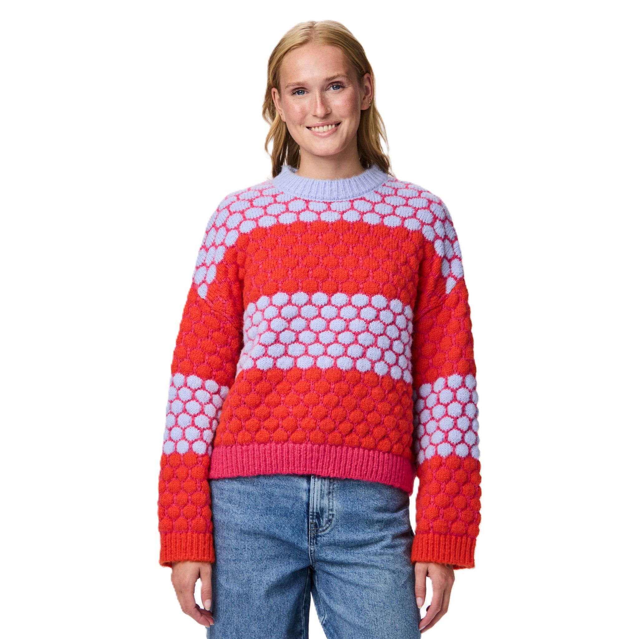 PCJANEL O-NECK KNIT