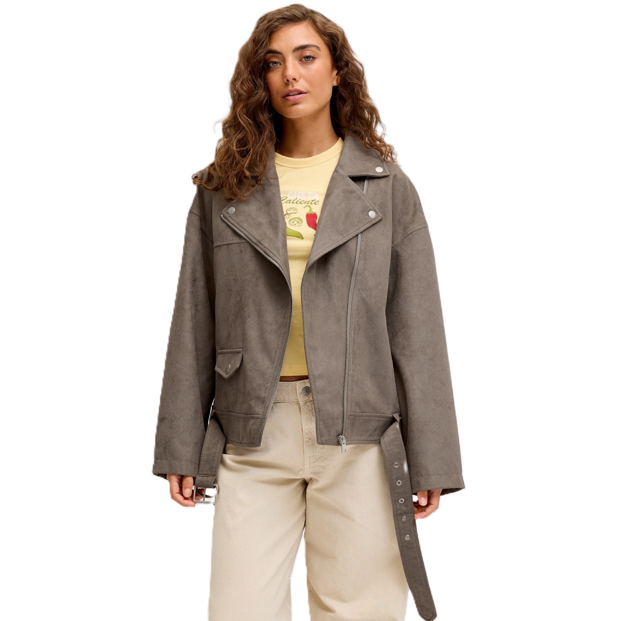 FRIDA ROCKY BRUSHED BIKER JACKET