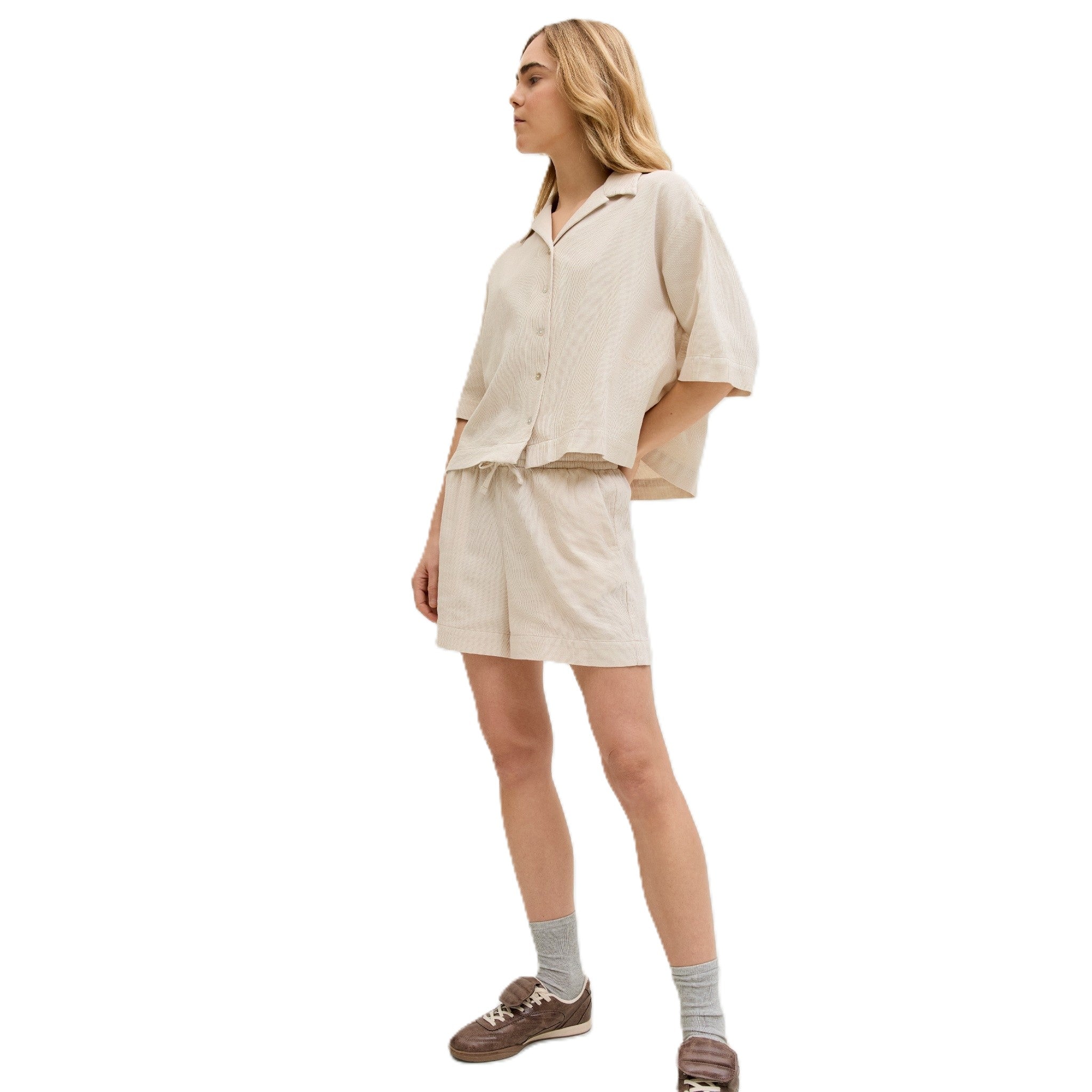 GLOBAL WAFFLE SHORTS