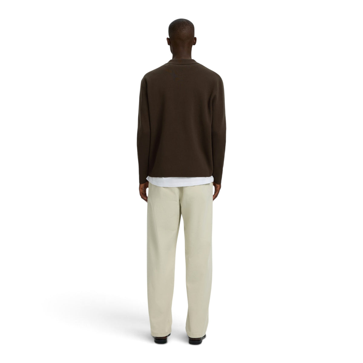 MIKE LIGHT POLO CARDIGAN
