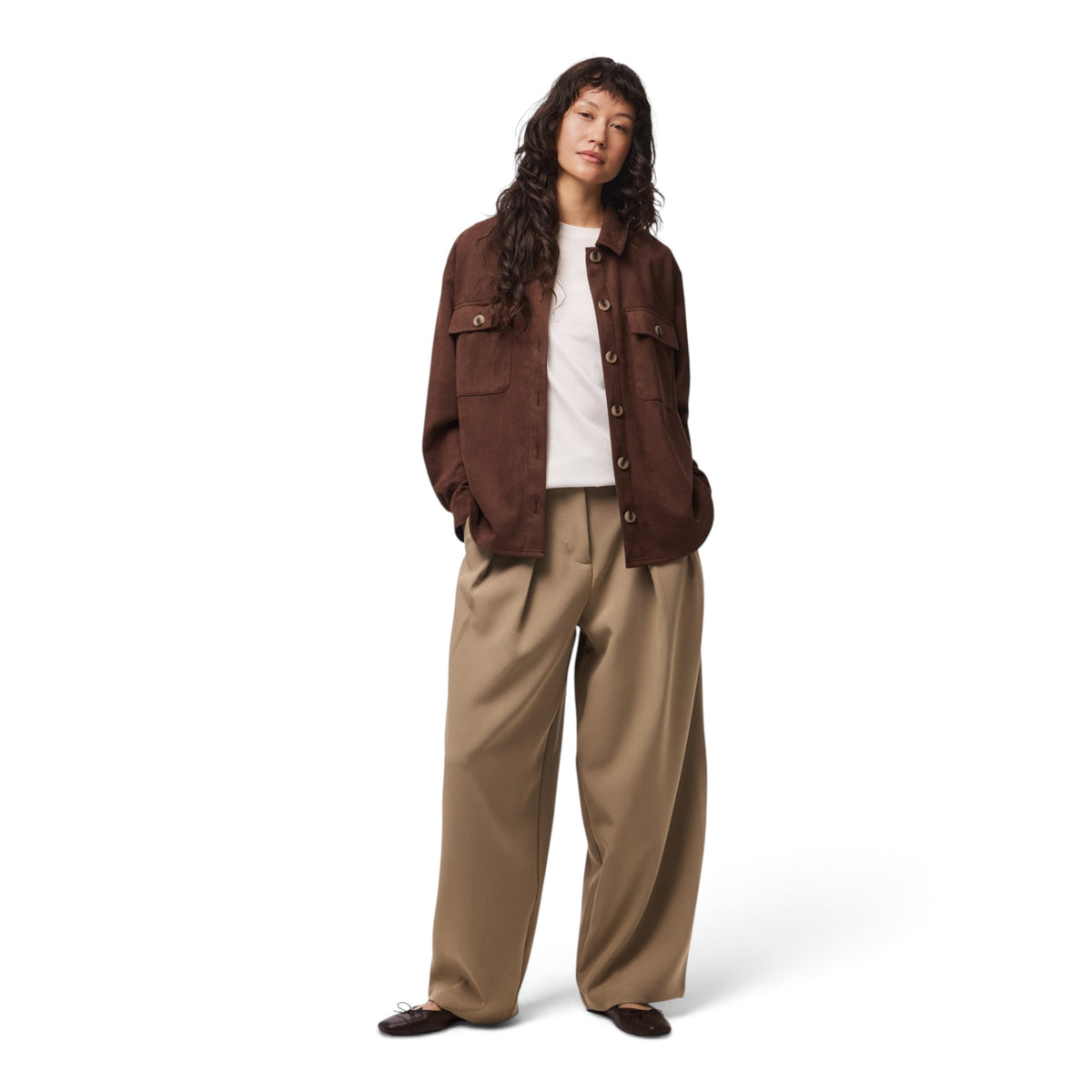 RAKEL BRUSHED SHACKET