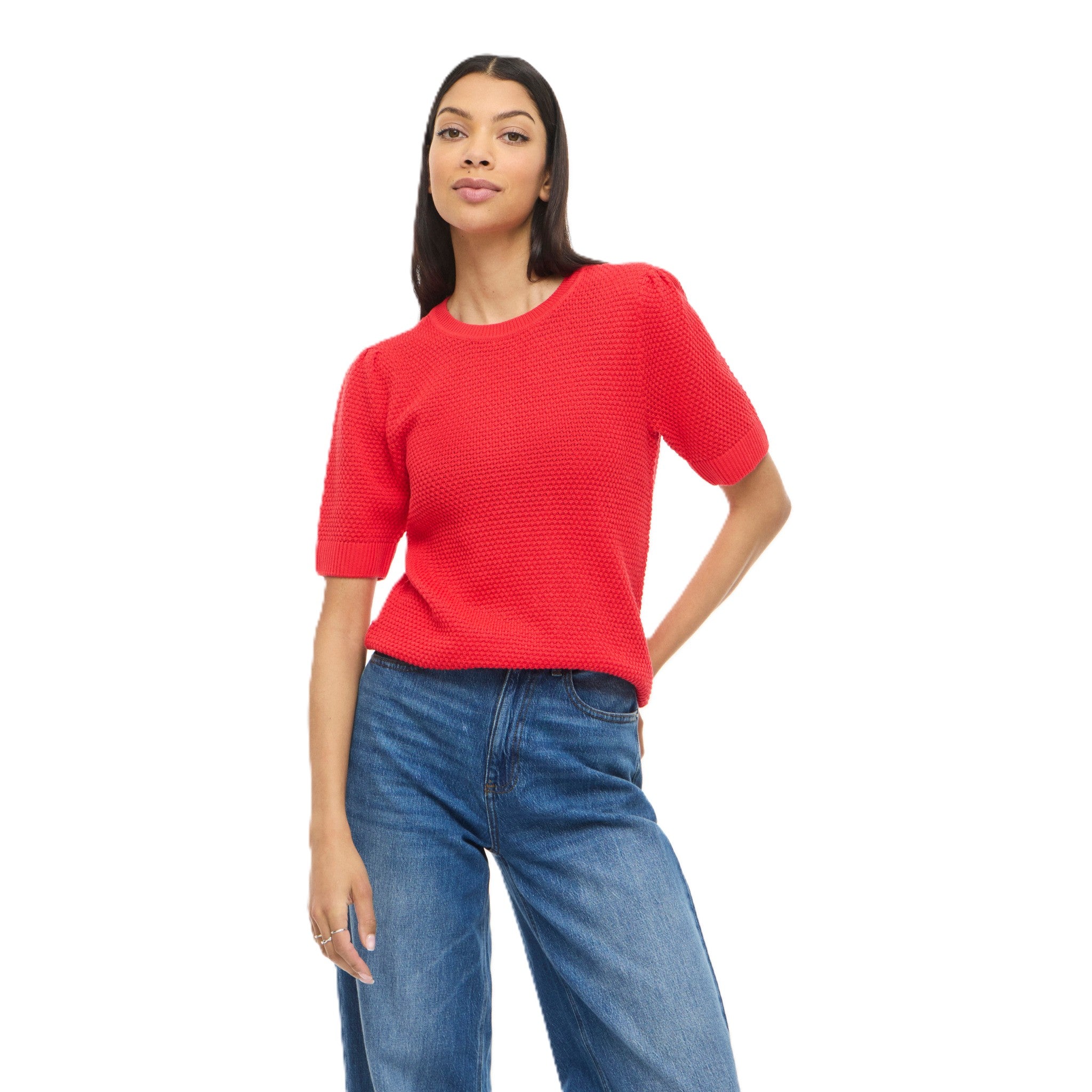 DALO O-NECK KNIT TOP