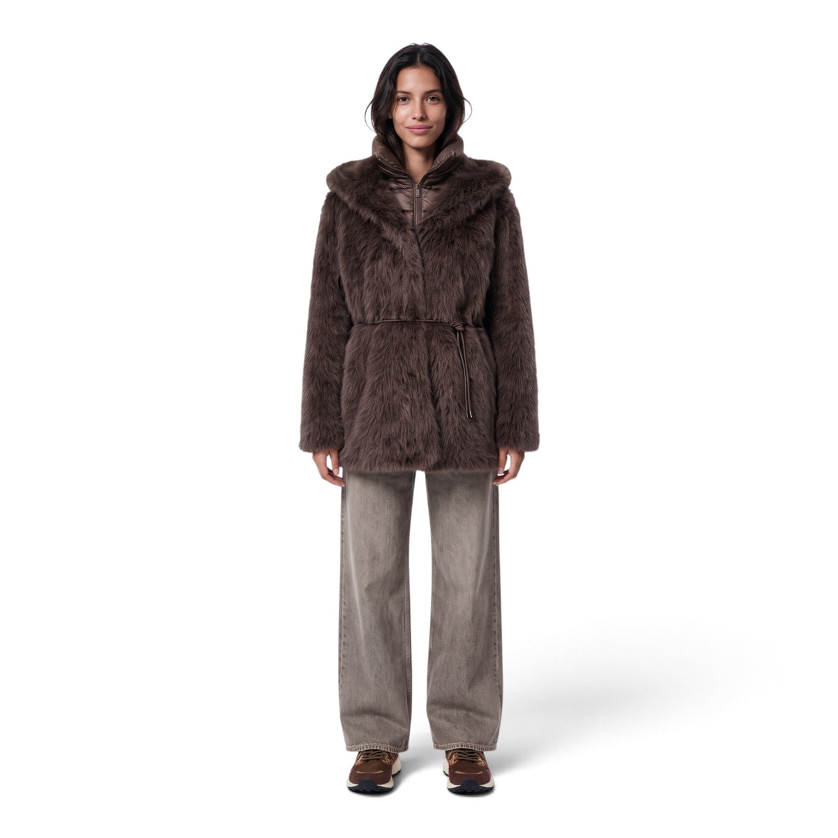 ZURICH JACKET - CAPPOTTO CORTO IN PELLICCIA SINTETICA