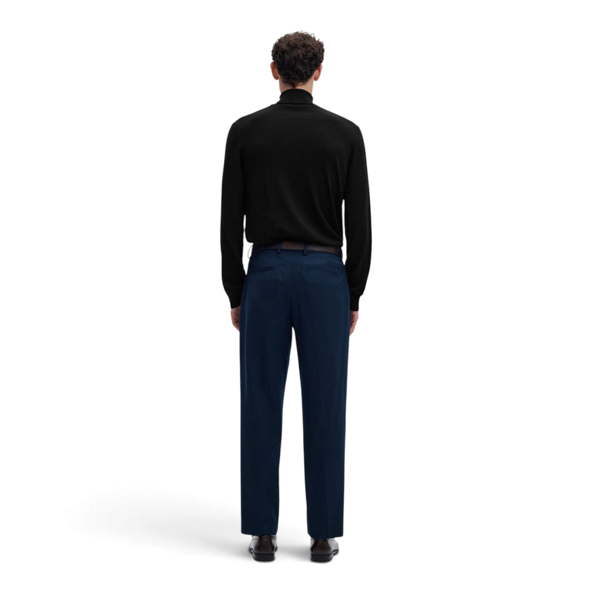 TRAY KNIT MERINO ROLL NECK