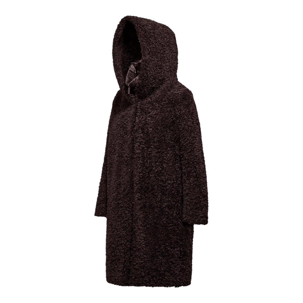 CAPPOTTO MONOPETTO IN ECOPELLICCIA