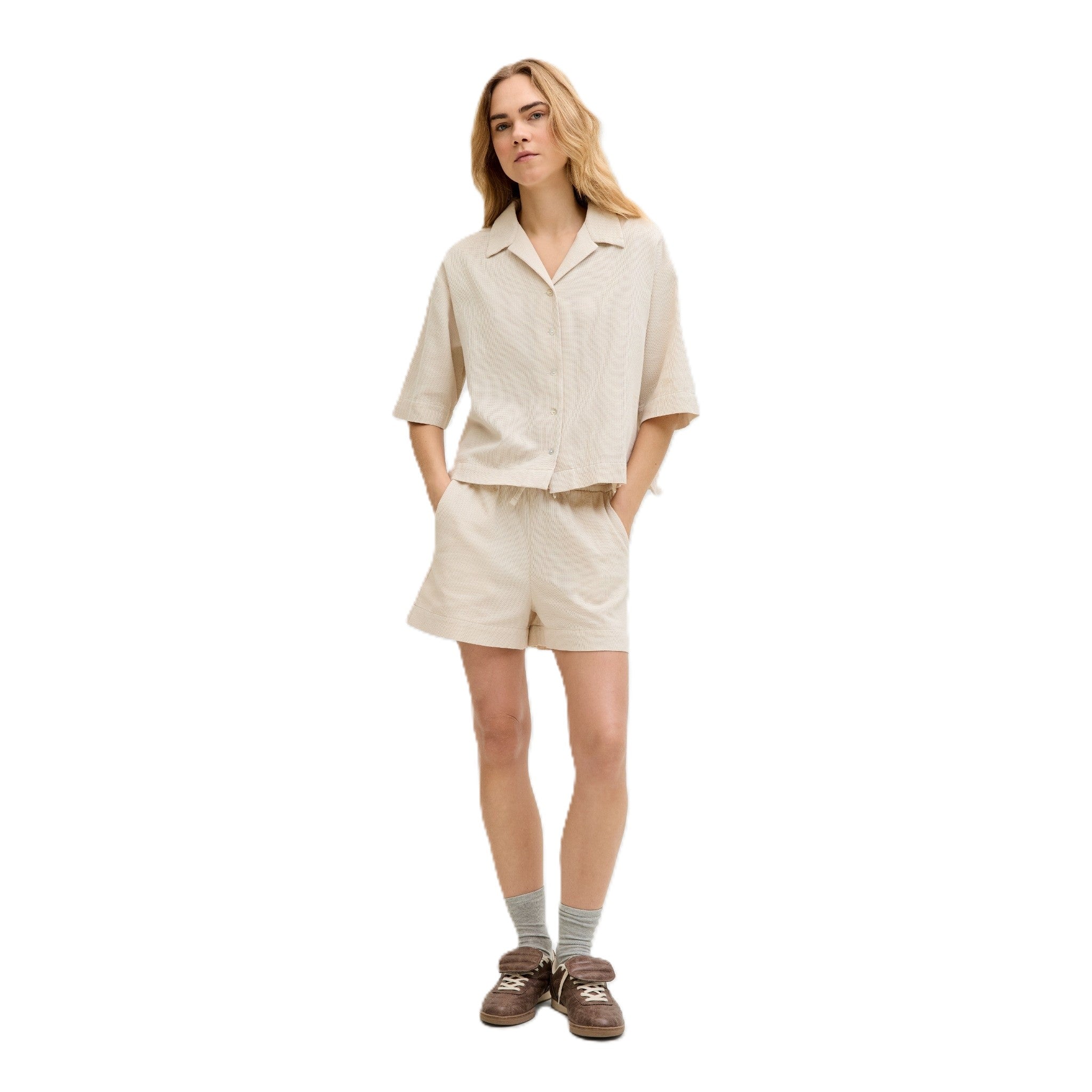 GLOBAL WAFFLE SHORTS