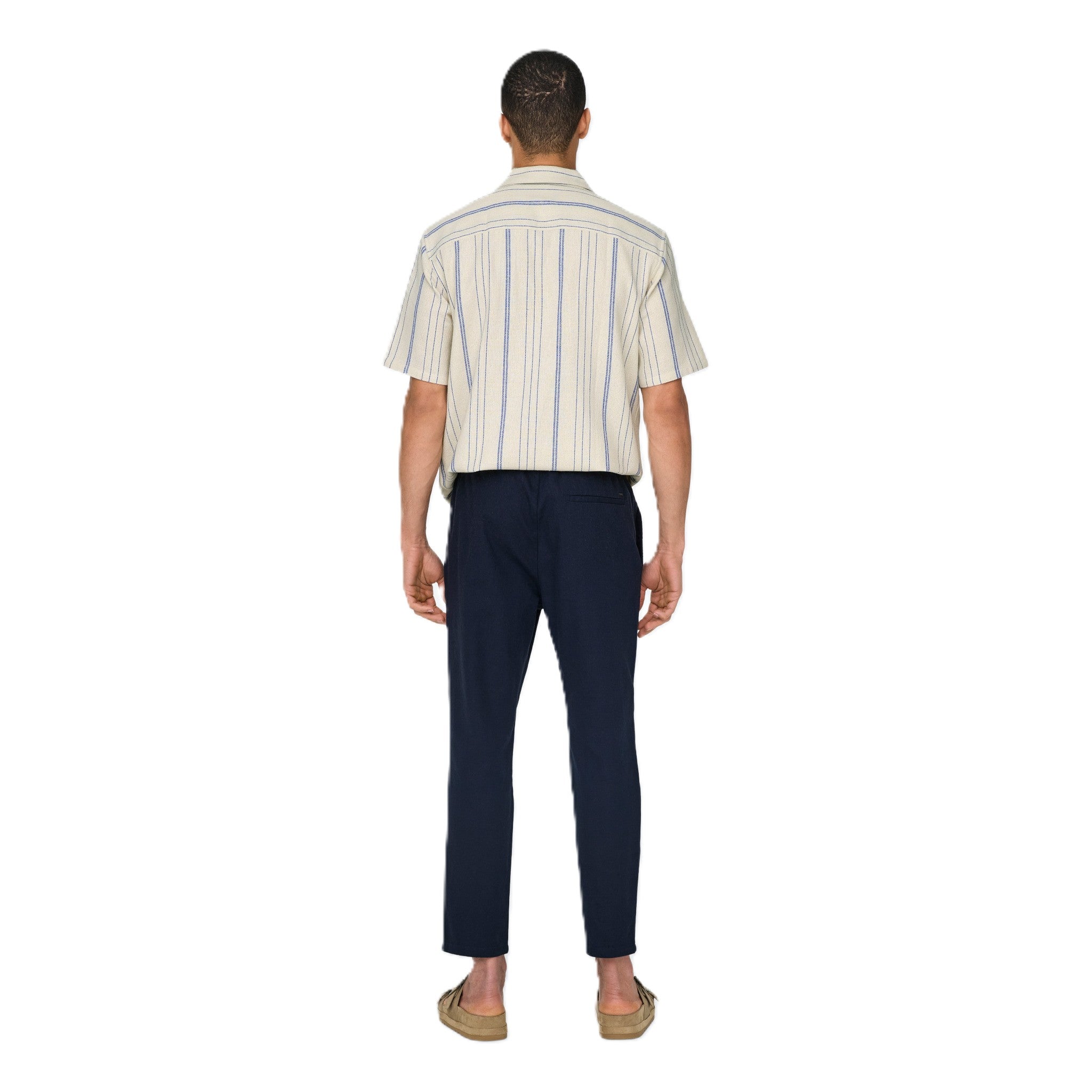 LINUS CROP COT LIN PANT