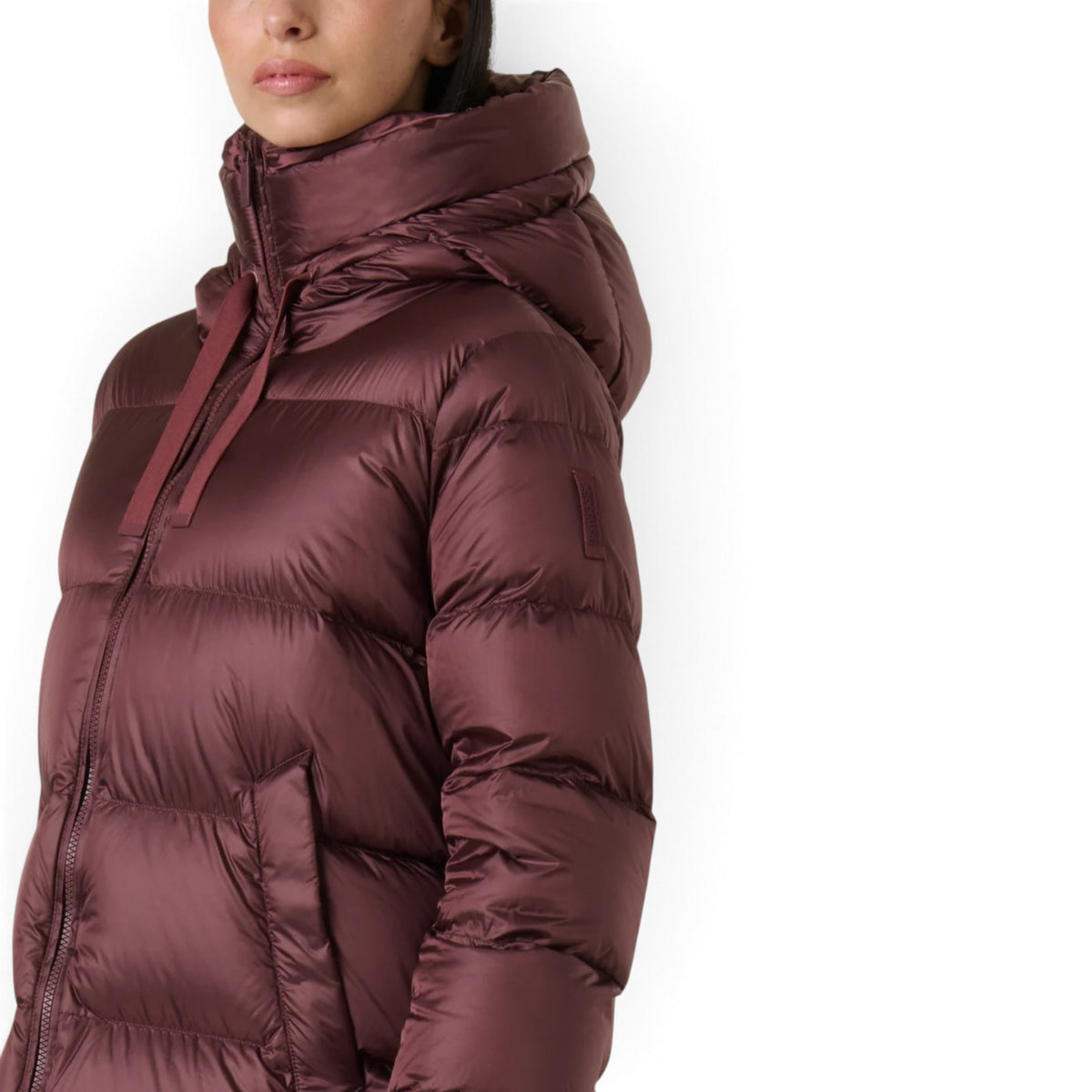 GENEVA JACKET - PIUMINO LUNGO IN NYLON LUCIDO