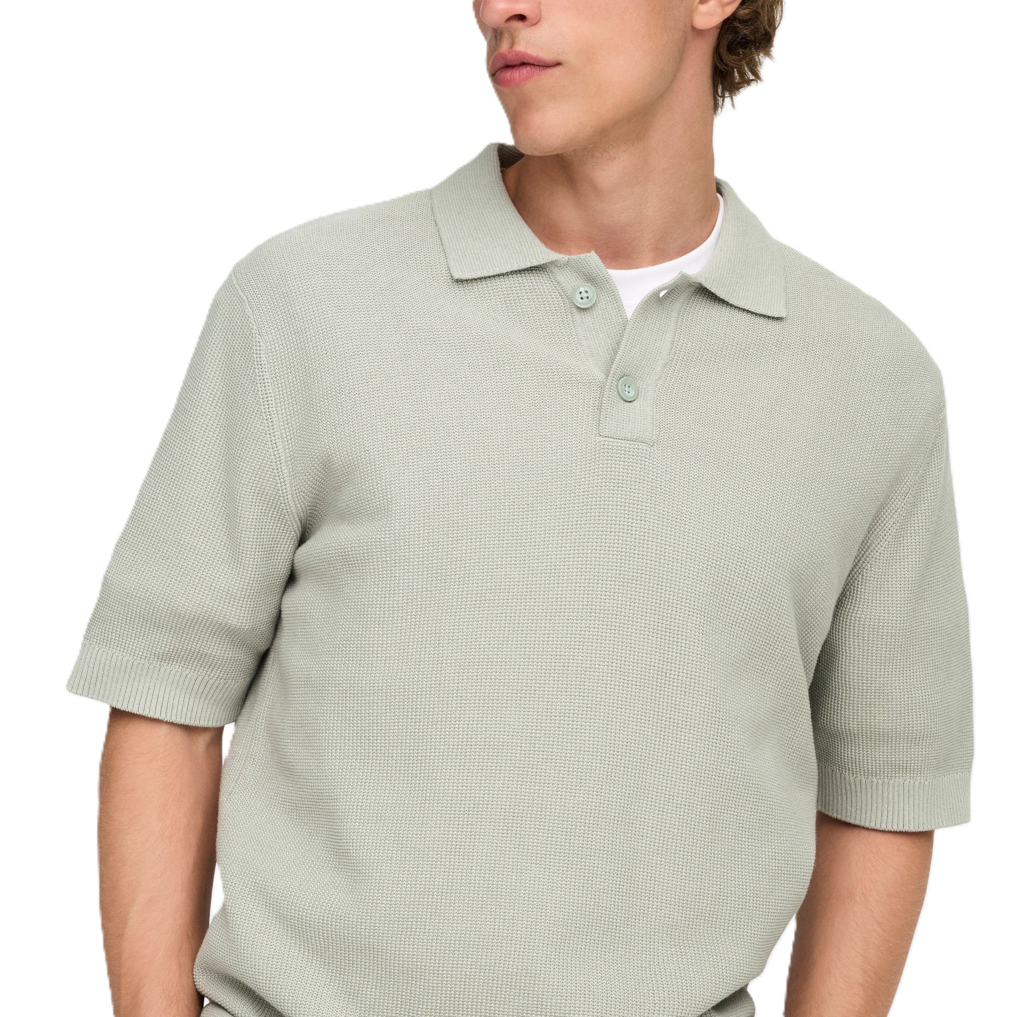 TONY REGULAR WAFFLE POLO