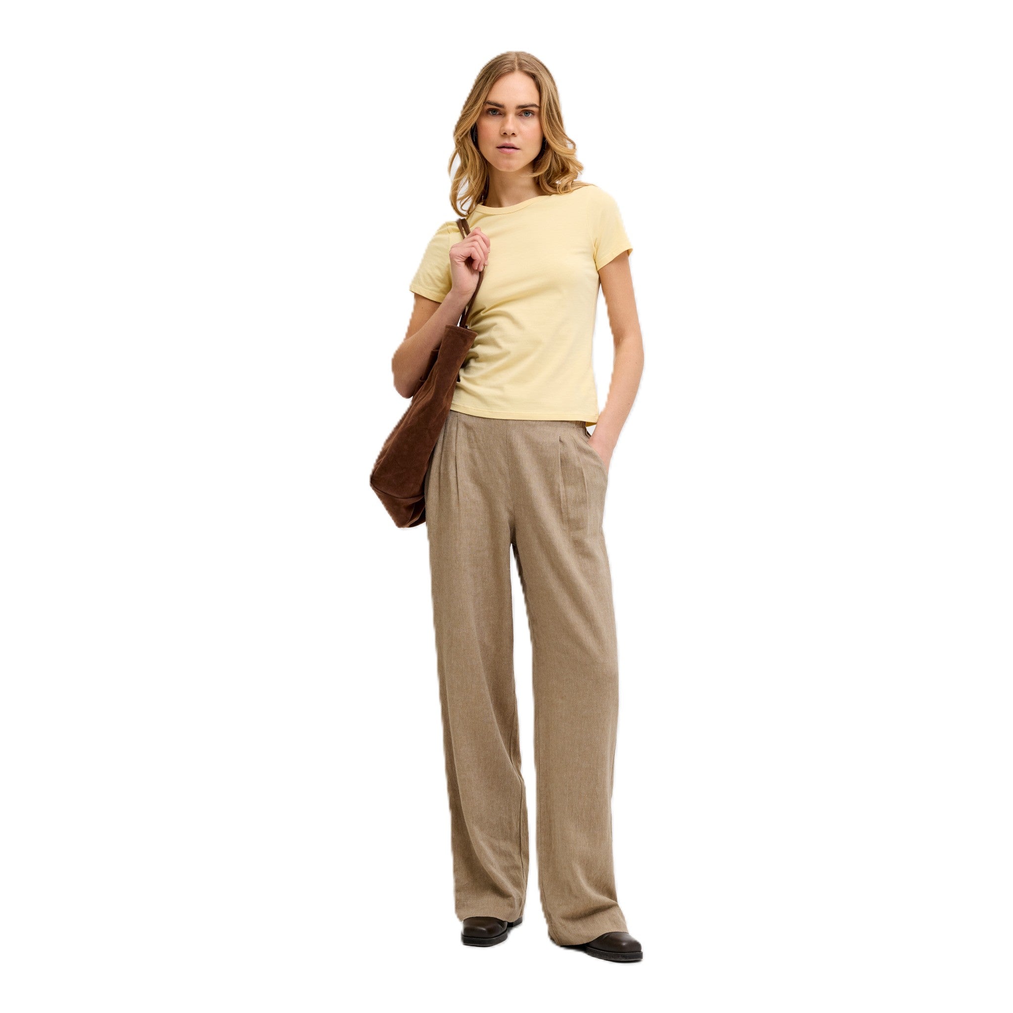 ALMIRA LINEN BLEND PANT