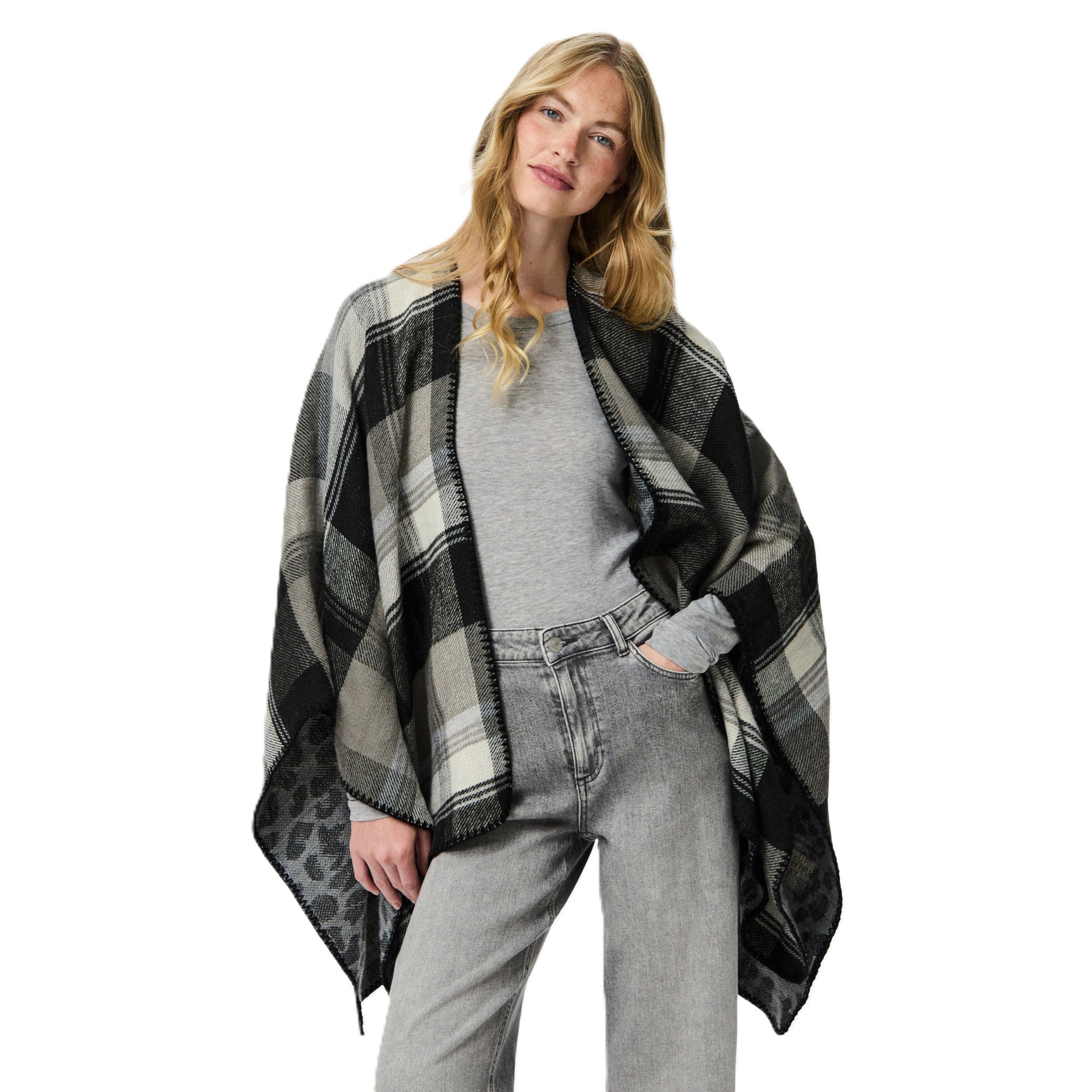 PCJALINA PONCHO REVERSABLE