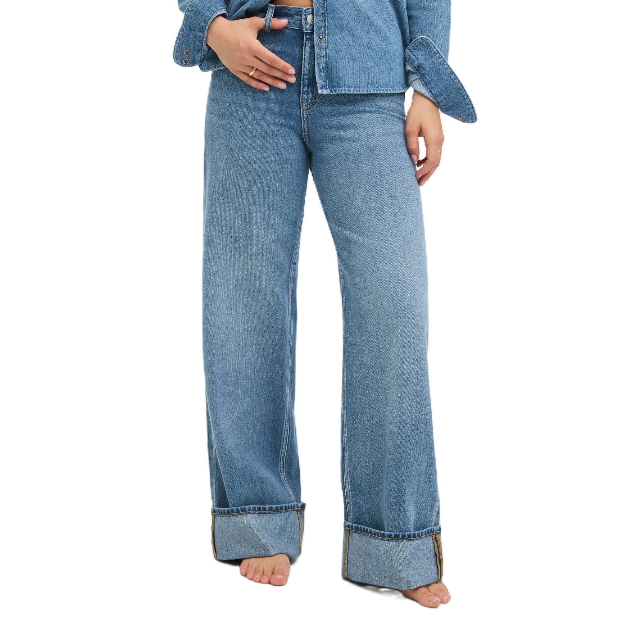 JXTOKYO WIDE FOLD JEANS