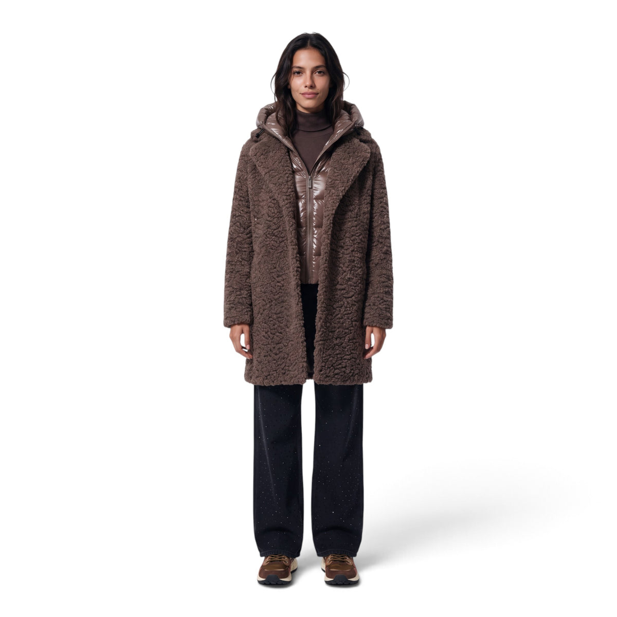 ODESSA OVERCOAT - CAPPOTTO LUNGO IN ECOPELLICCIA EFFETTO AGNELLINO