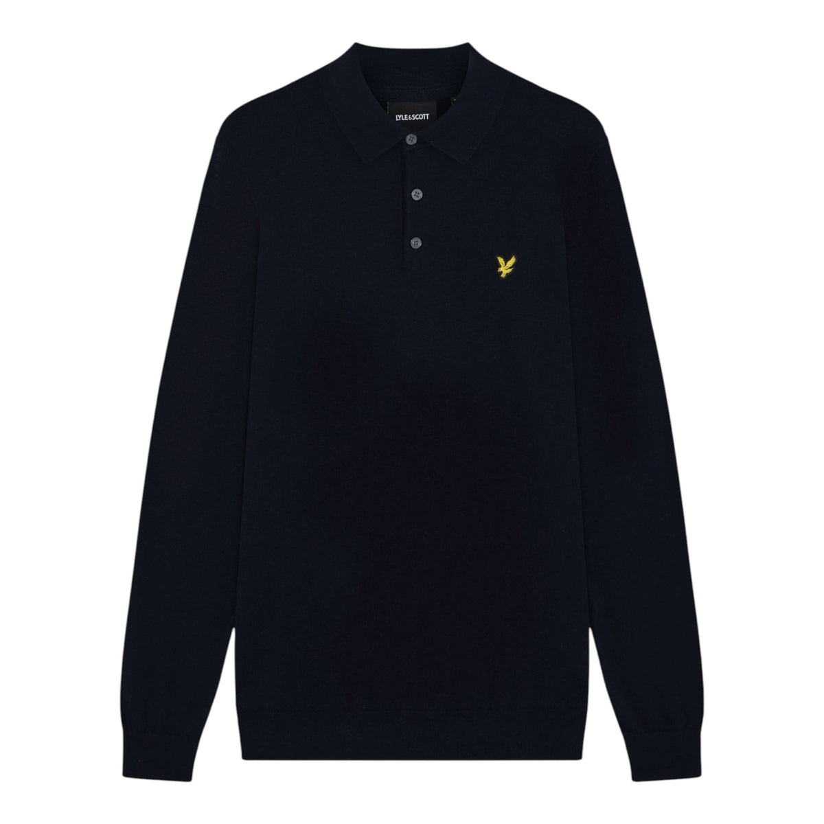 POLO A MANICHE LUNGHE IN MISTO LANA MERINO