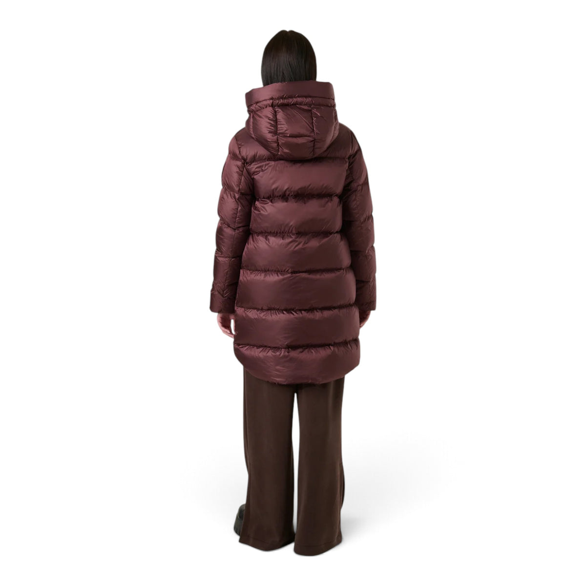 GENEVA JACKET - PIUMINO LUNGO IN NYLON LUCIDO