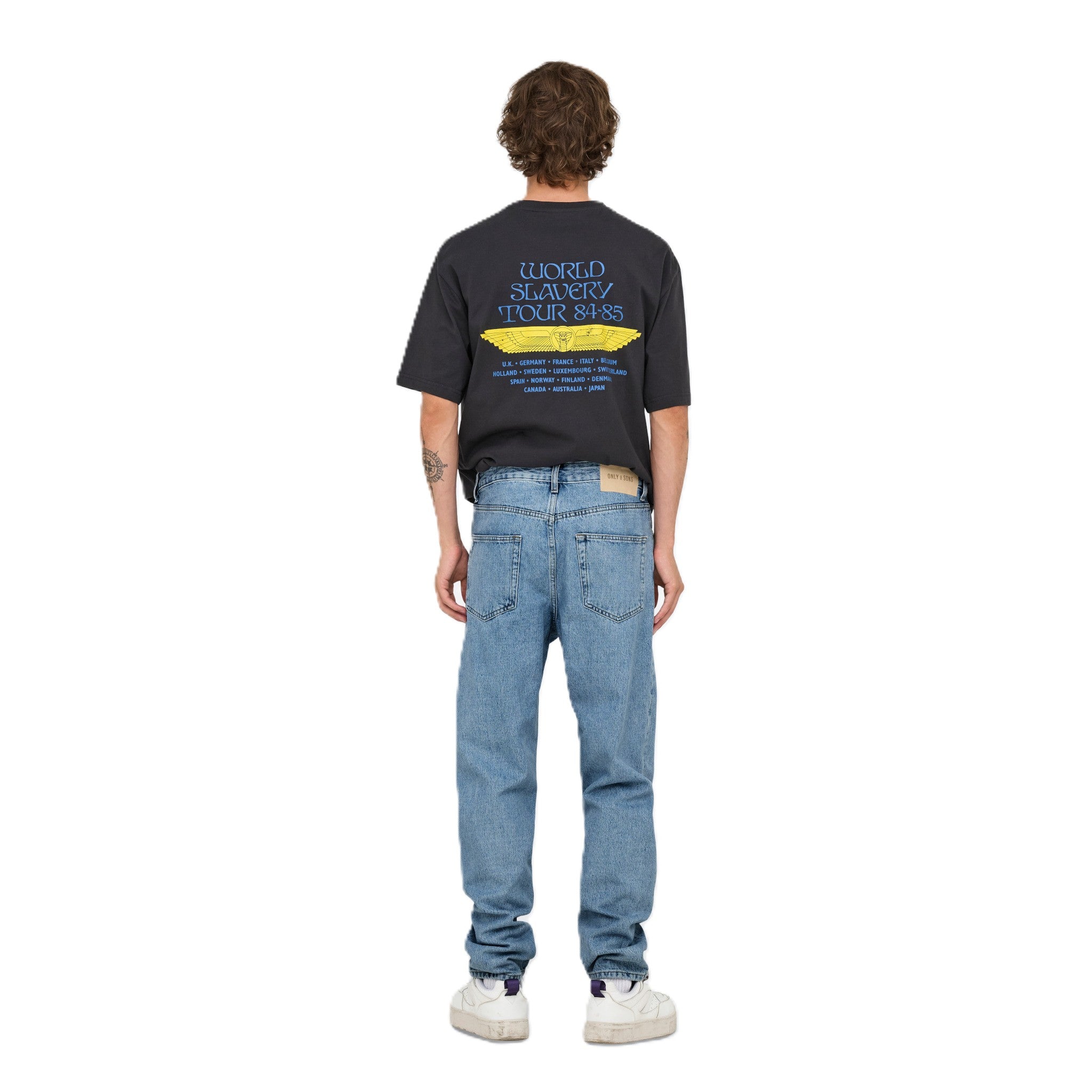 TYE LOOSE TAPERED DENIM
