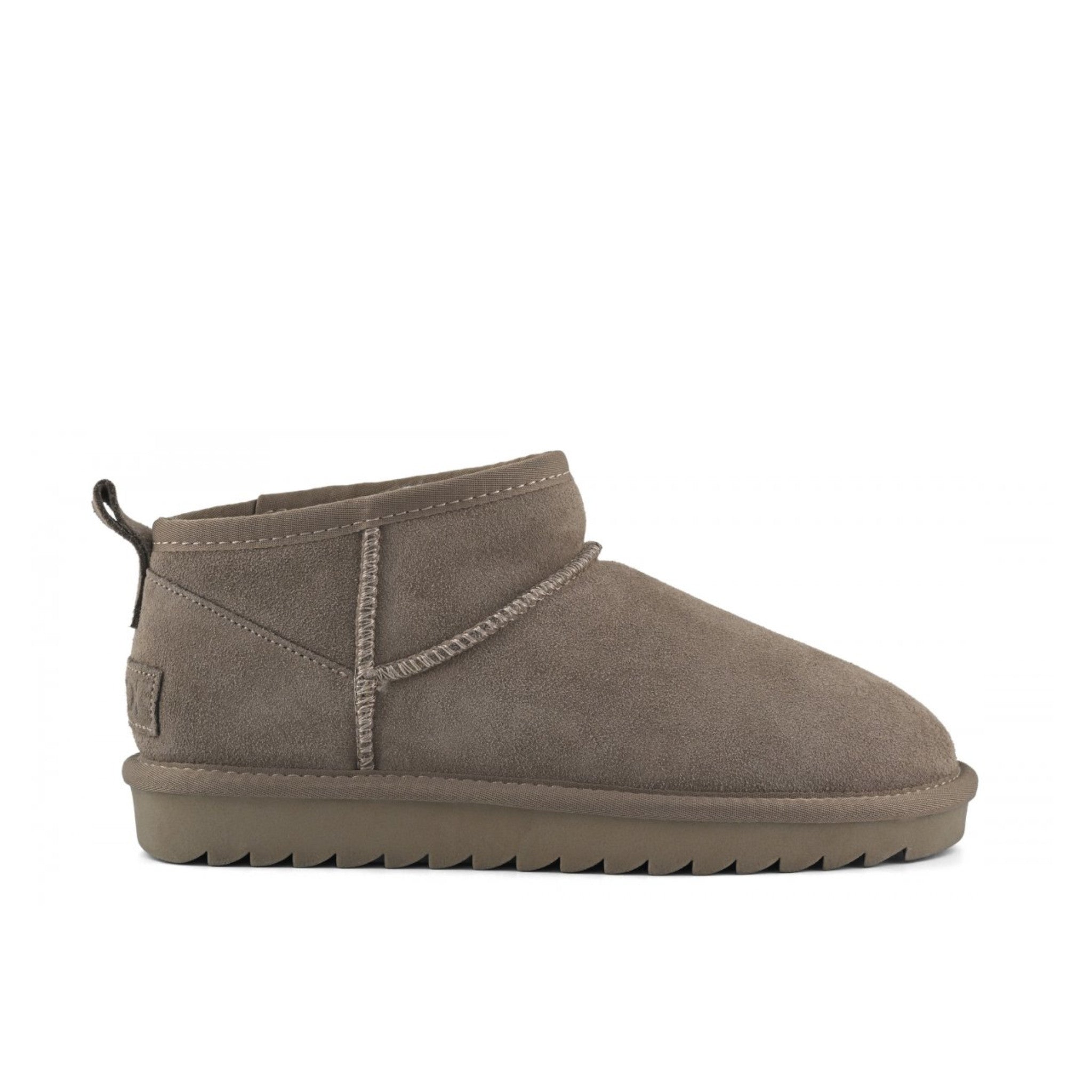 STIVALE BASSO INVERNALE IN PELLE SCAMOSCIATA