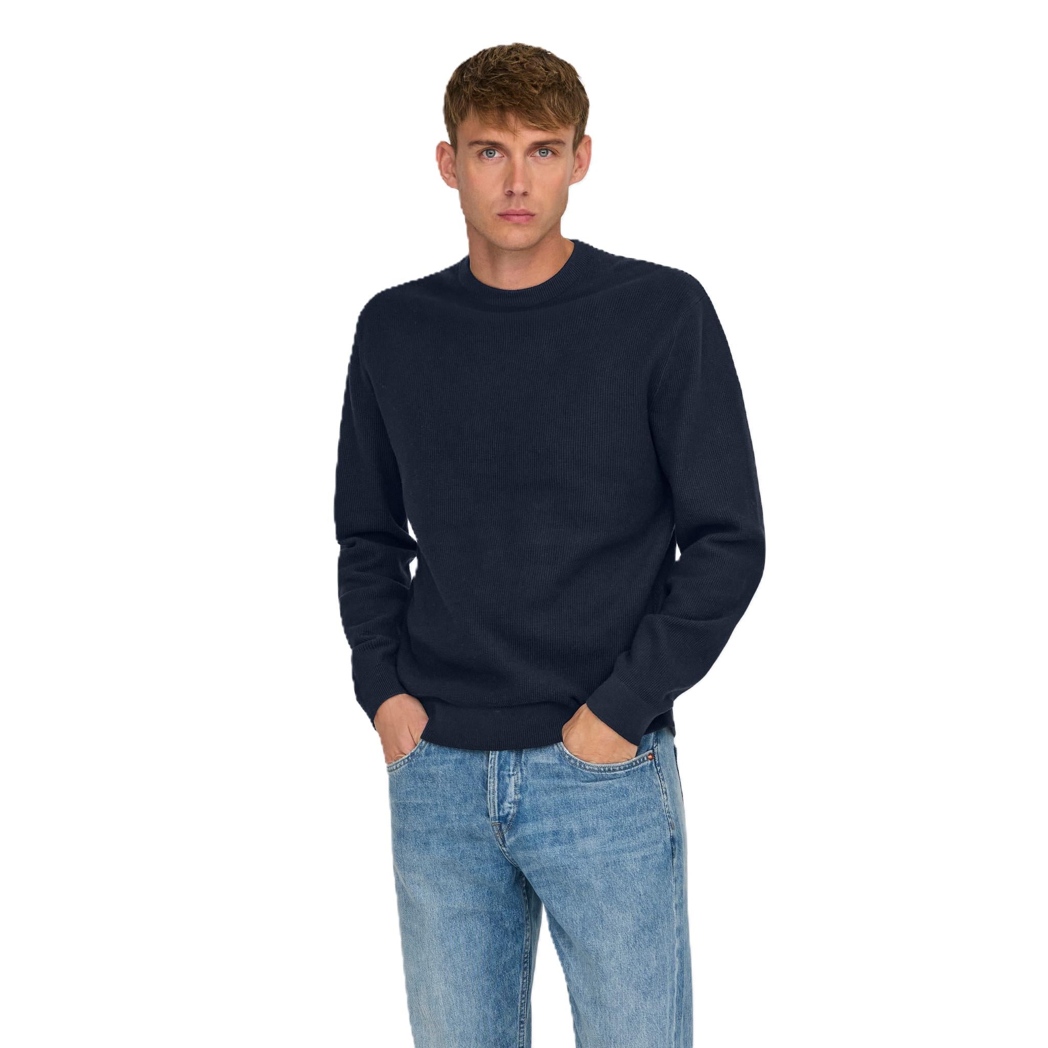 ONSTONY MAGLIA GIROCOLLO