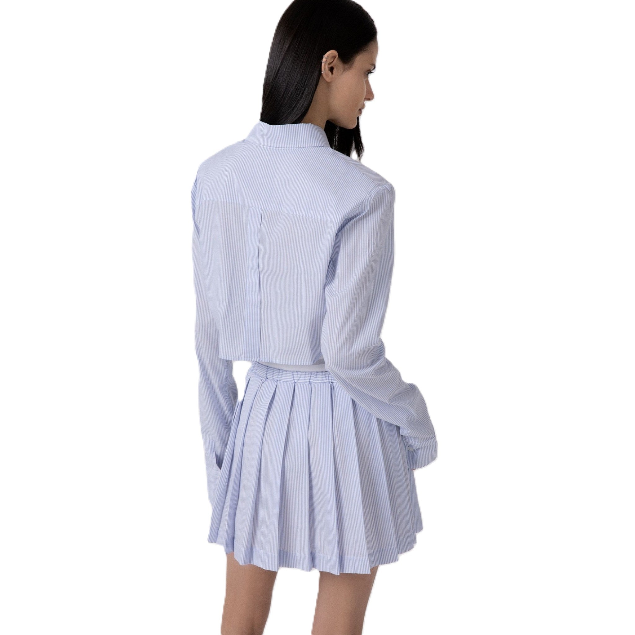 CAMICIA CORTA RIGATA