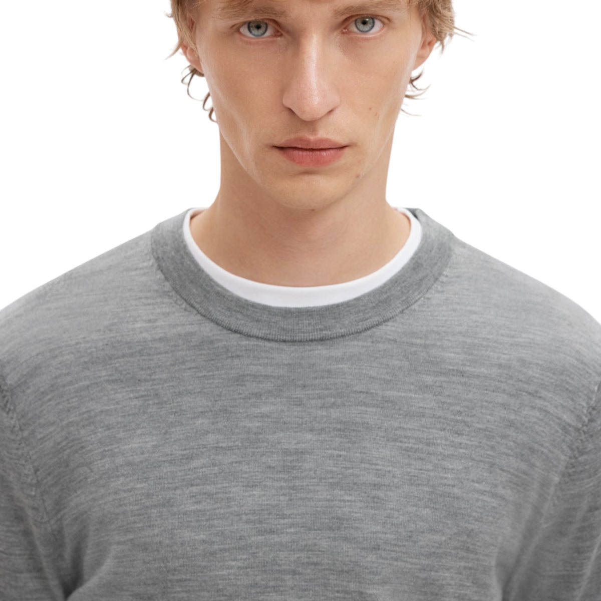 TRAY KNIT MERINO CREW NECK