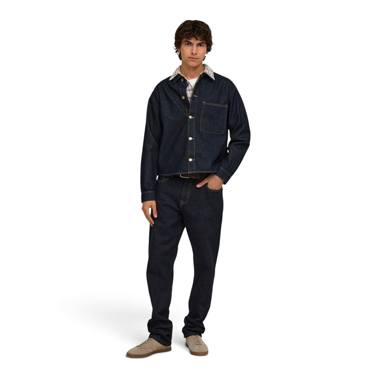 SPRICK BOX DENIM JACKET