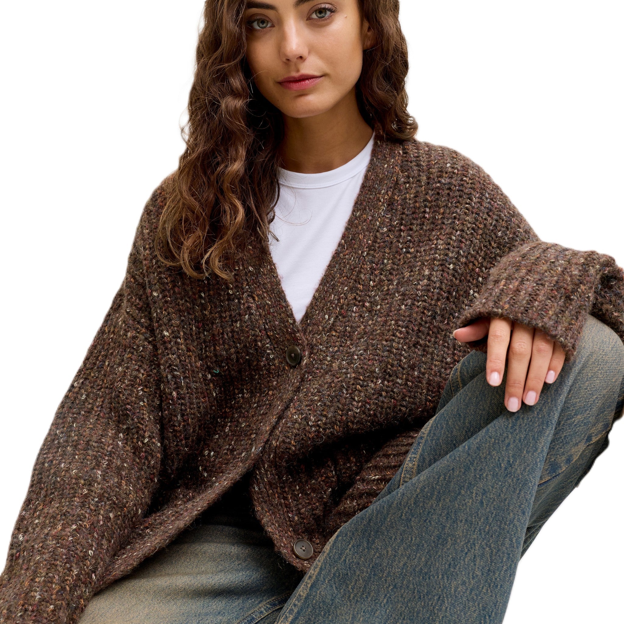 JXSKYLA CARDIGAN KNIT