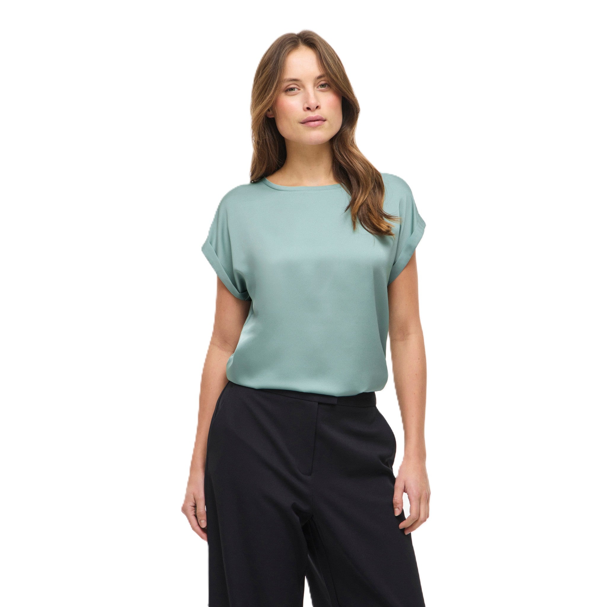 ELLETTE SATIN TOP