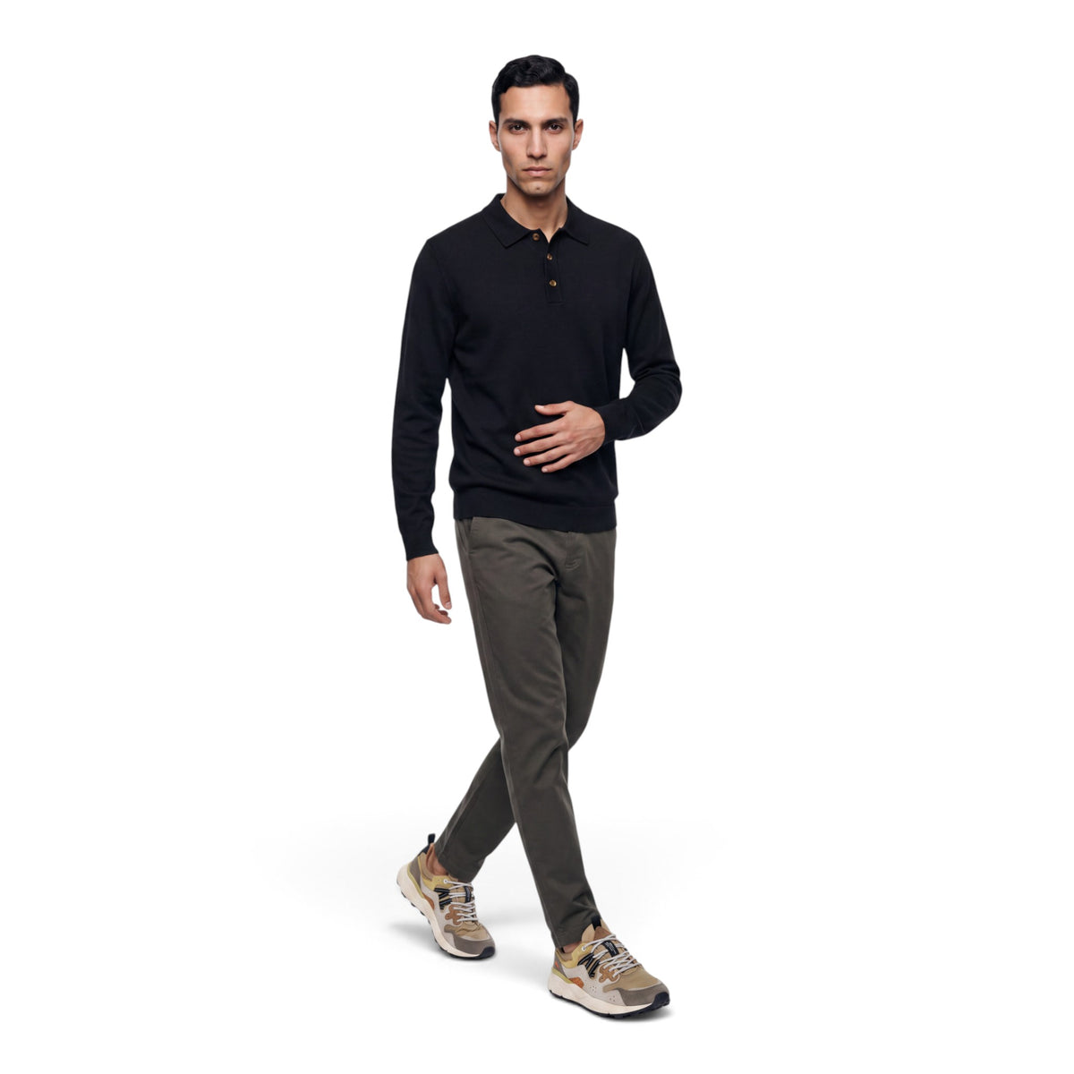 LOOM SLIM DOBBY PANTS