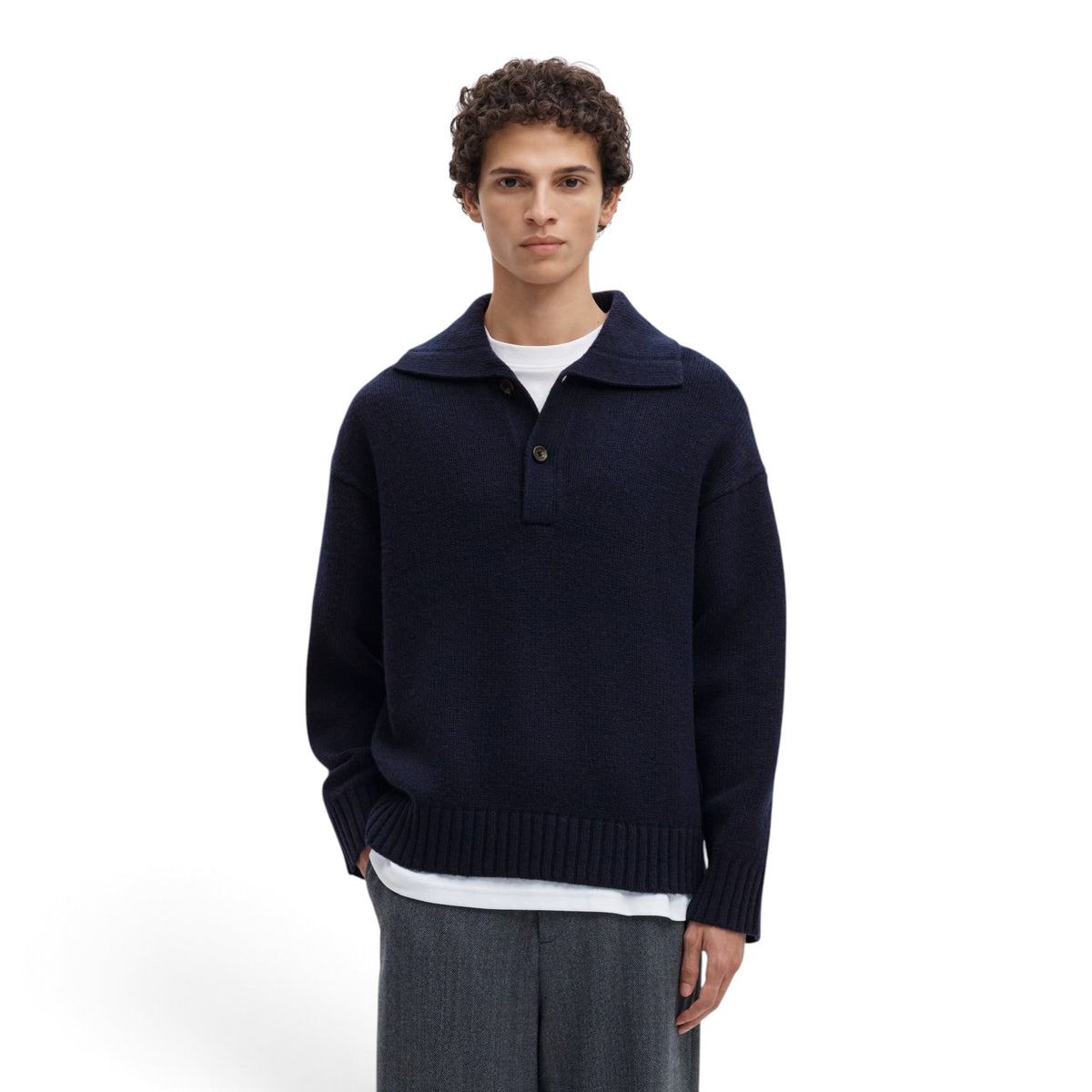 CODY KNIT POLO COLLAR