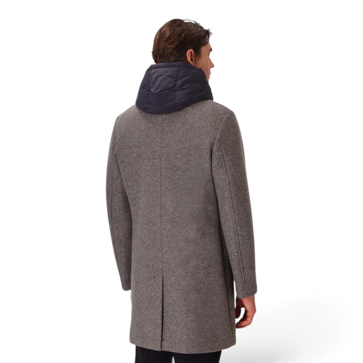 CAPPOTTO CARLOS IN LANA COTTA CON PETTORINA STACCABILE